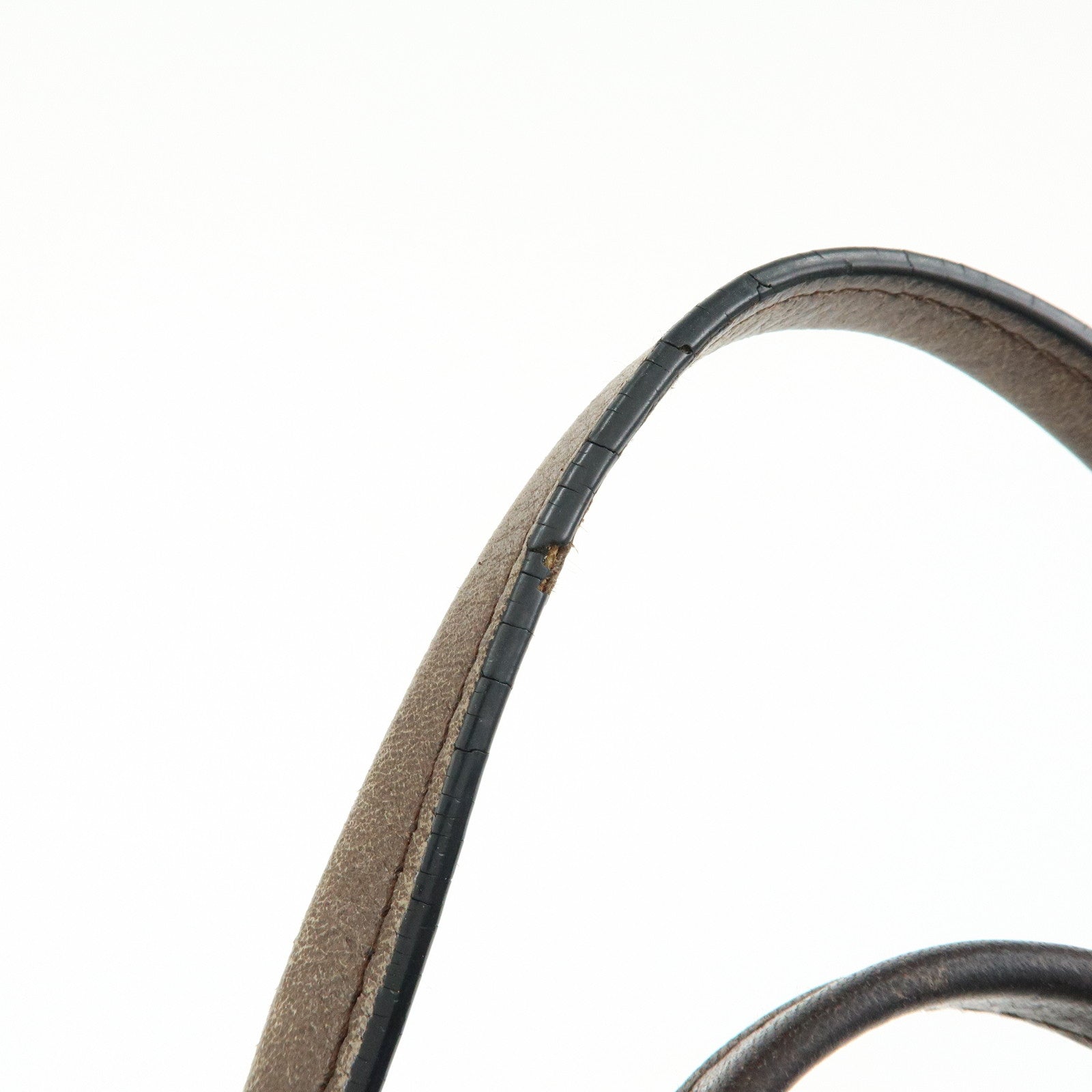 LOEWE MADRID1846 Leather Tote Bag Hand Bag Brown
