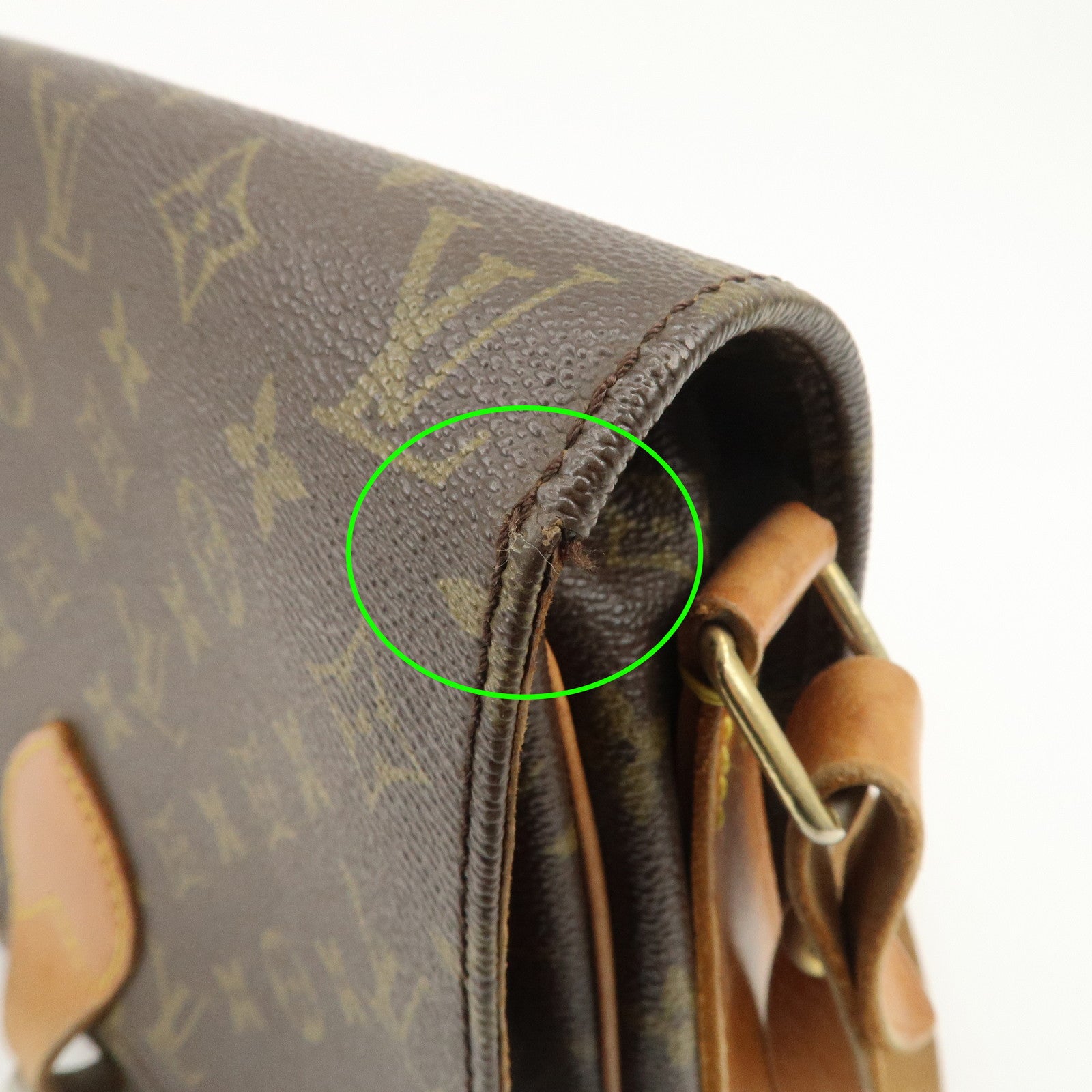 Louis Vuitton Monogram Cartouchiere 26 Shoulder Bag M51252