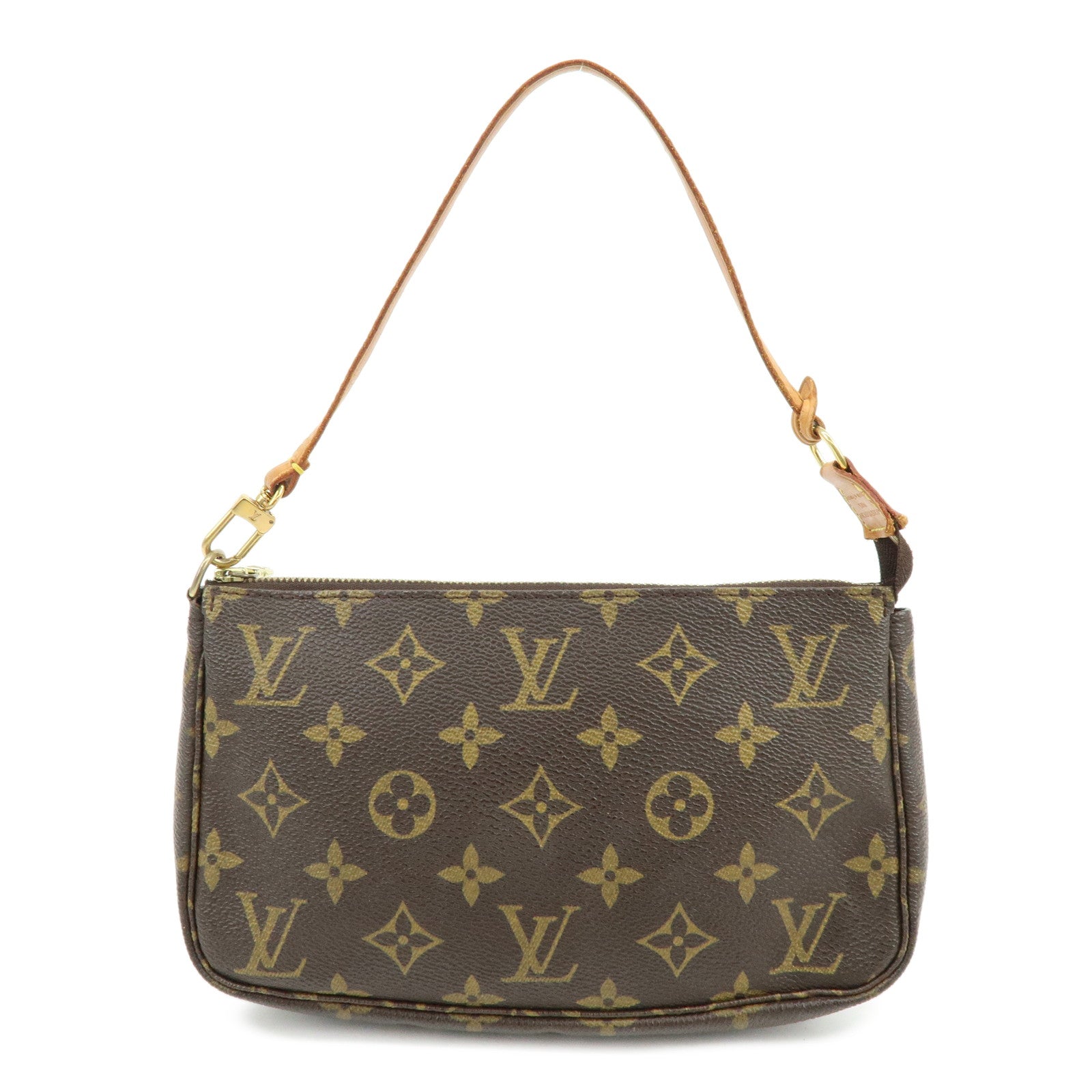 Louis Vuitton Monogram Pochette Accessoires Pouch Hand Bag M51980