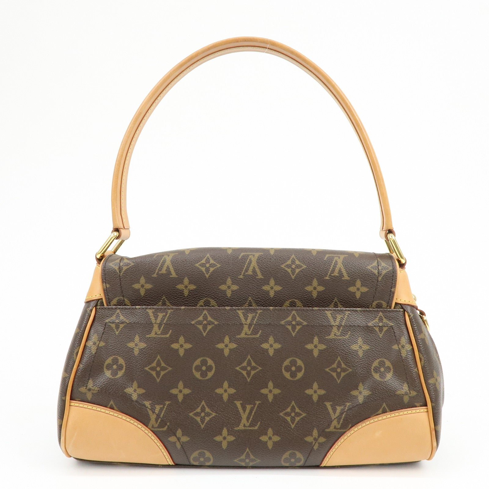 Louis Vuitton Monogram Beverly MM Shoulder Bag Brown M40121