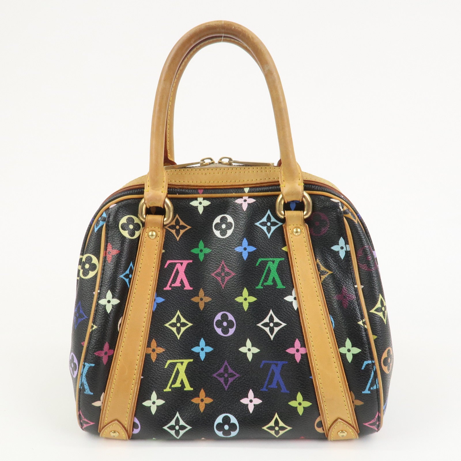 Louis Vuitton Monogram Multicolor Priscilla Hand Bag Noir M40097