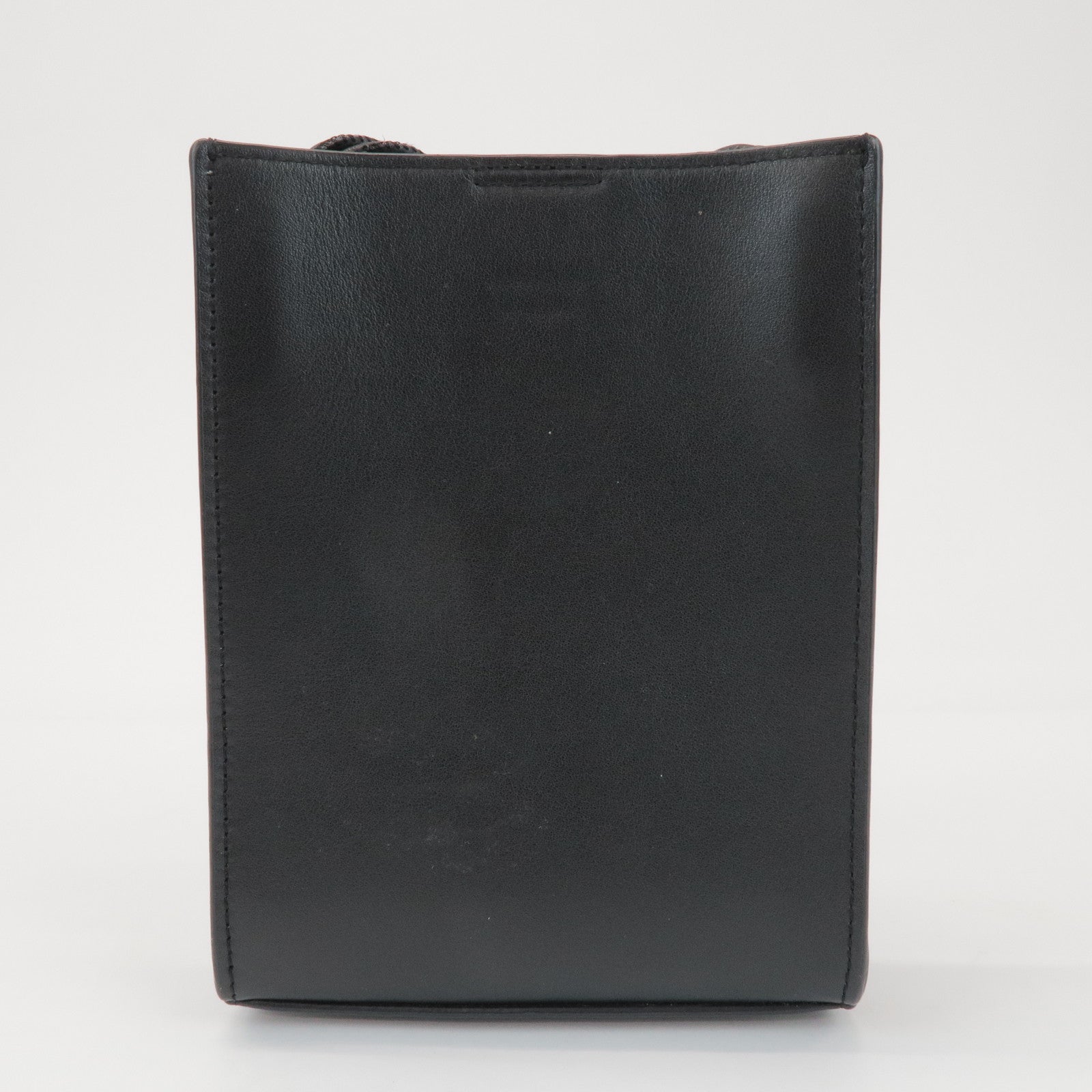 JIL SANDER Tangle Leather Shoulder Bag Crossbody Bag Black