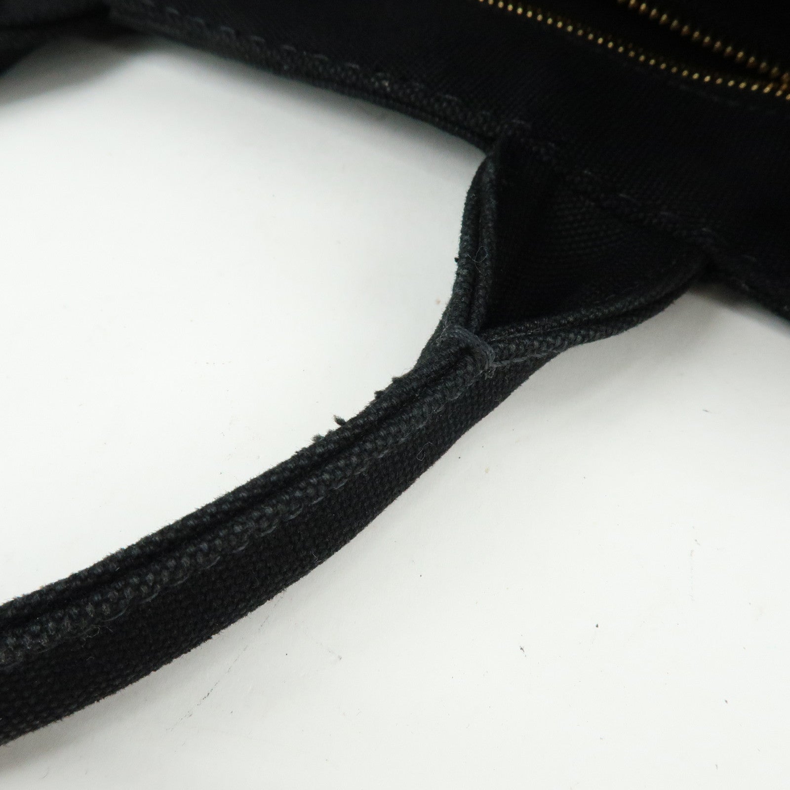 PRADA Triangle Logo Canapa Mini Canvas 2Way Bag Hand Bag 1BG439