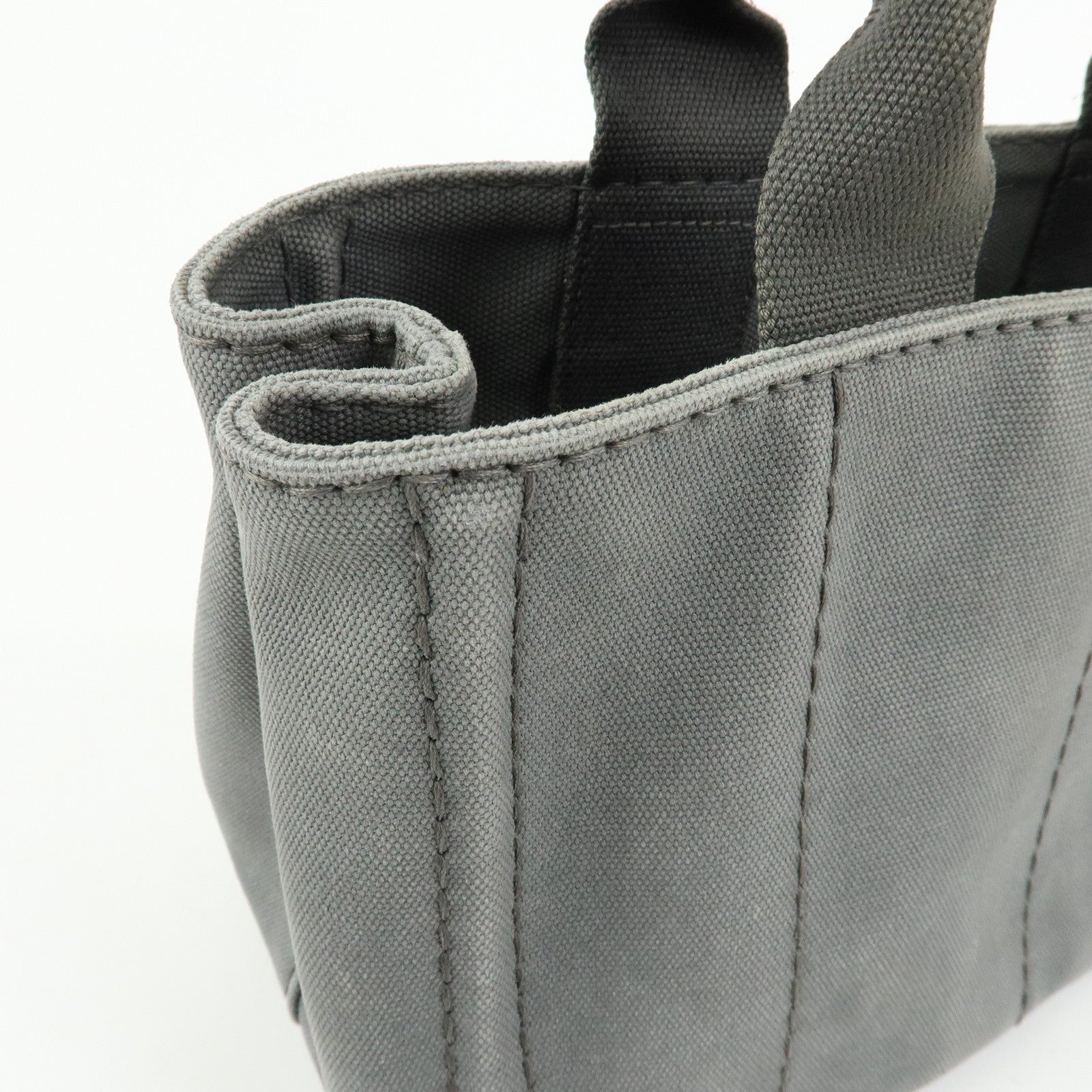 PRADA Canapa Mini Triangle Logo 2Way Bag Hand Shoulder Bag B2439G