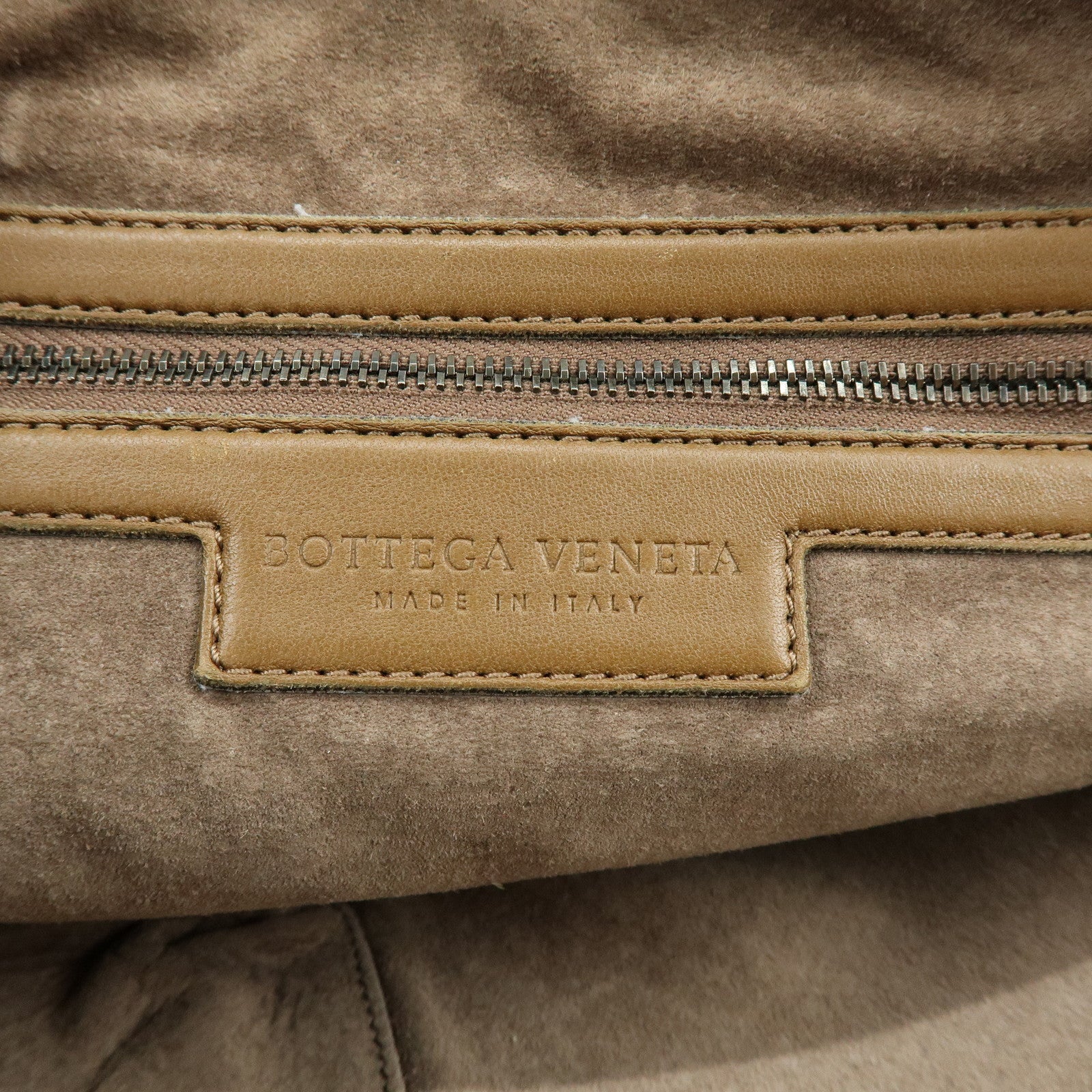 BOTTEGA VENETA Intrecciato Leather Shoulder Bag Brown 39270