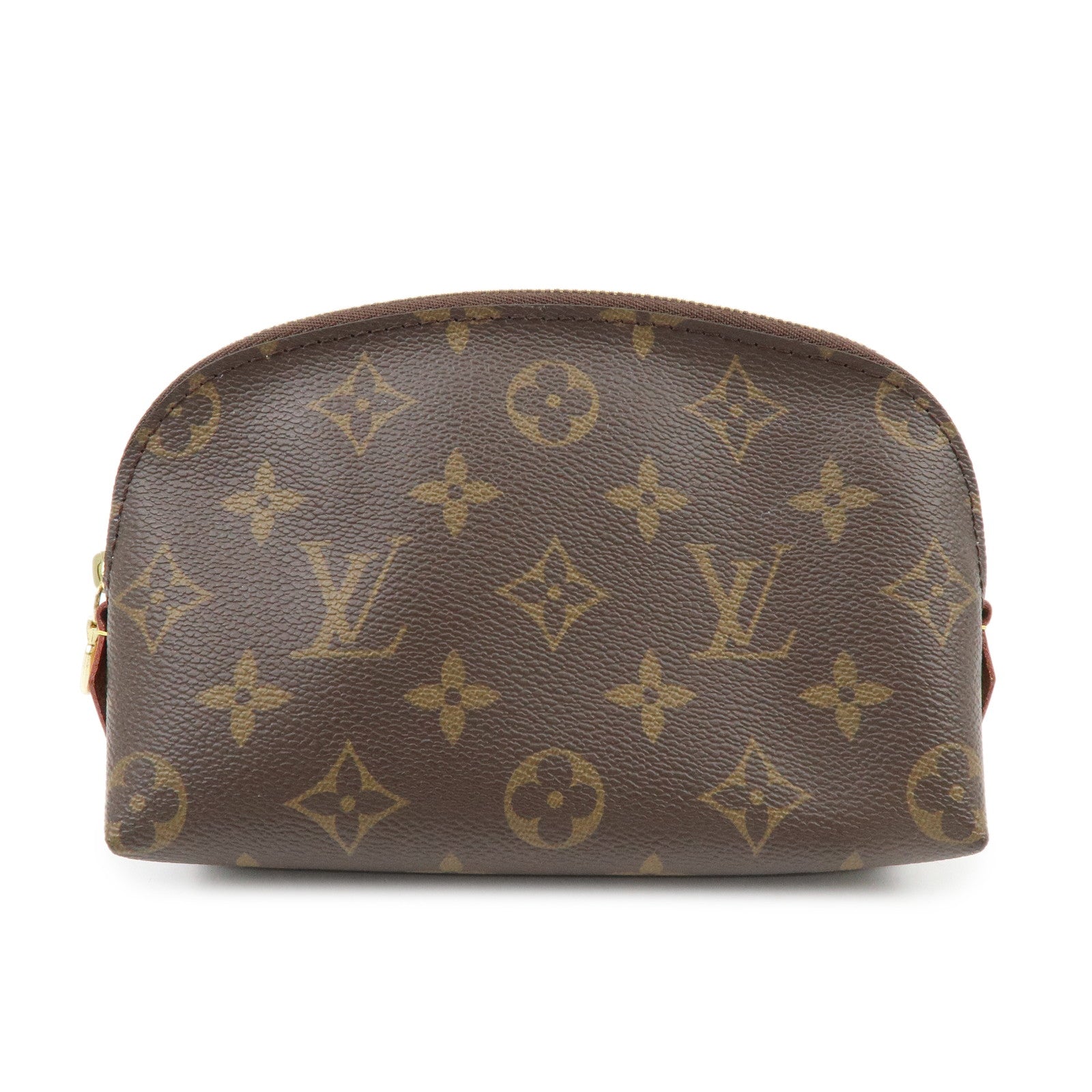 Louis Vuitton Monogram Pochette Cosmetic PM Pouch Brown M47515