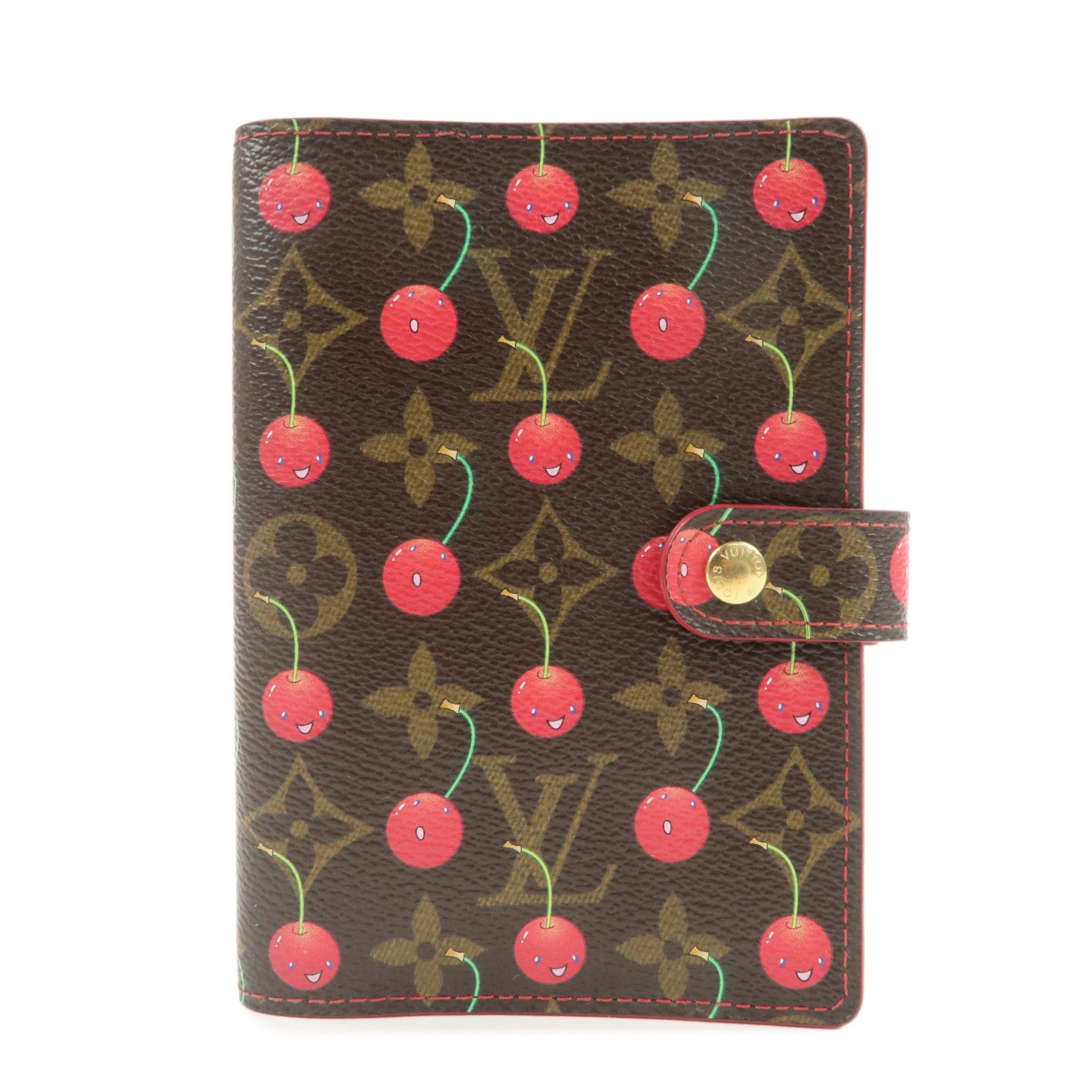 Louis Vuitton Monogram Cherry Agenda PM Planner Cover R21023