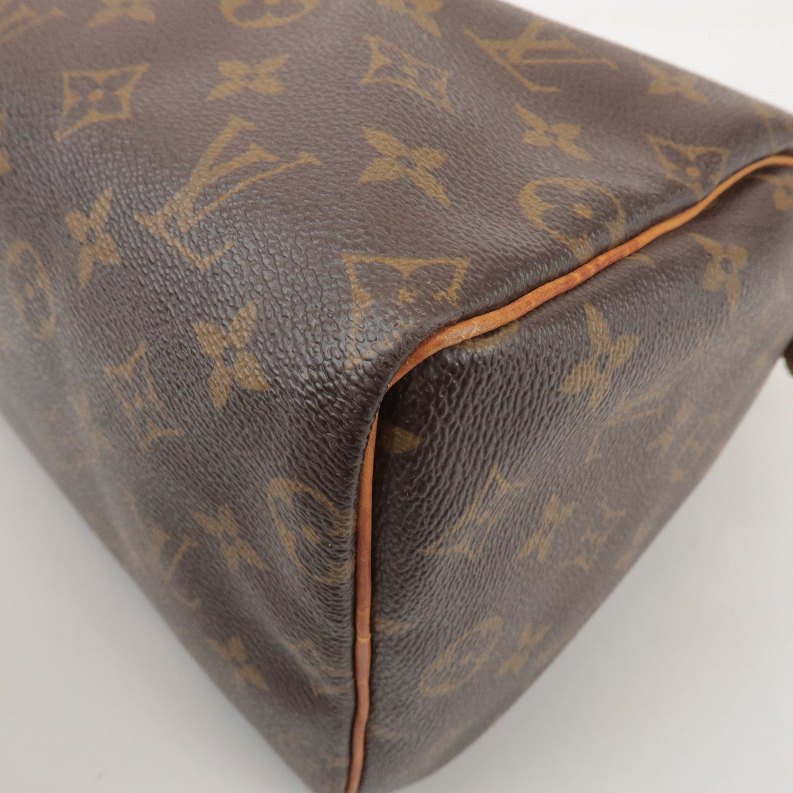 Louis Vuitton Monogram Speedy 25 Boston Bag Hand Bag Brown M41528
