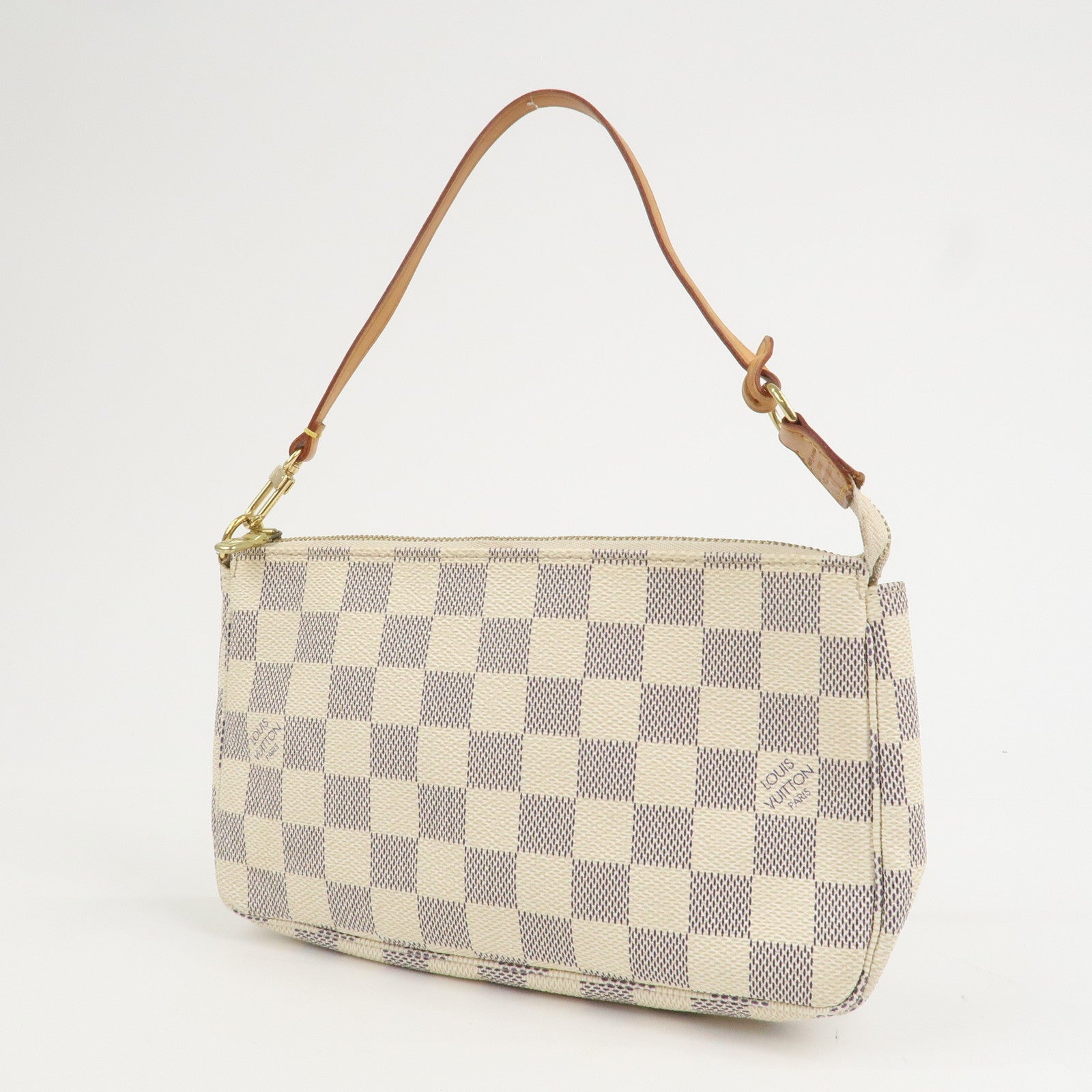 Louis Vuitton Damier Azur Pochette Accessoires Hand Bag N41207