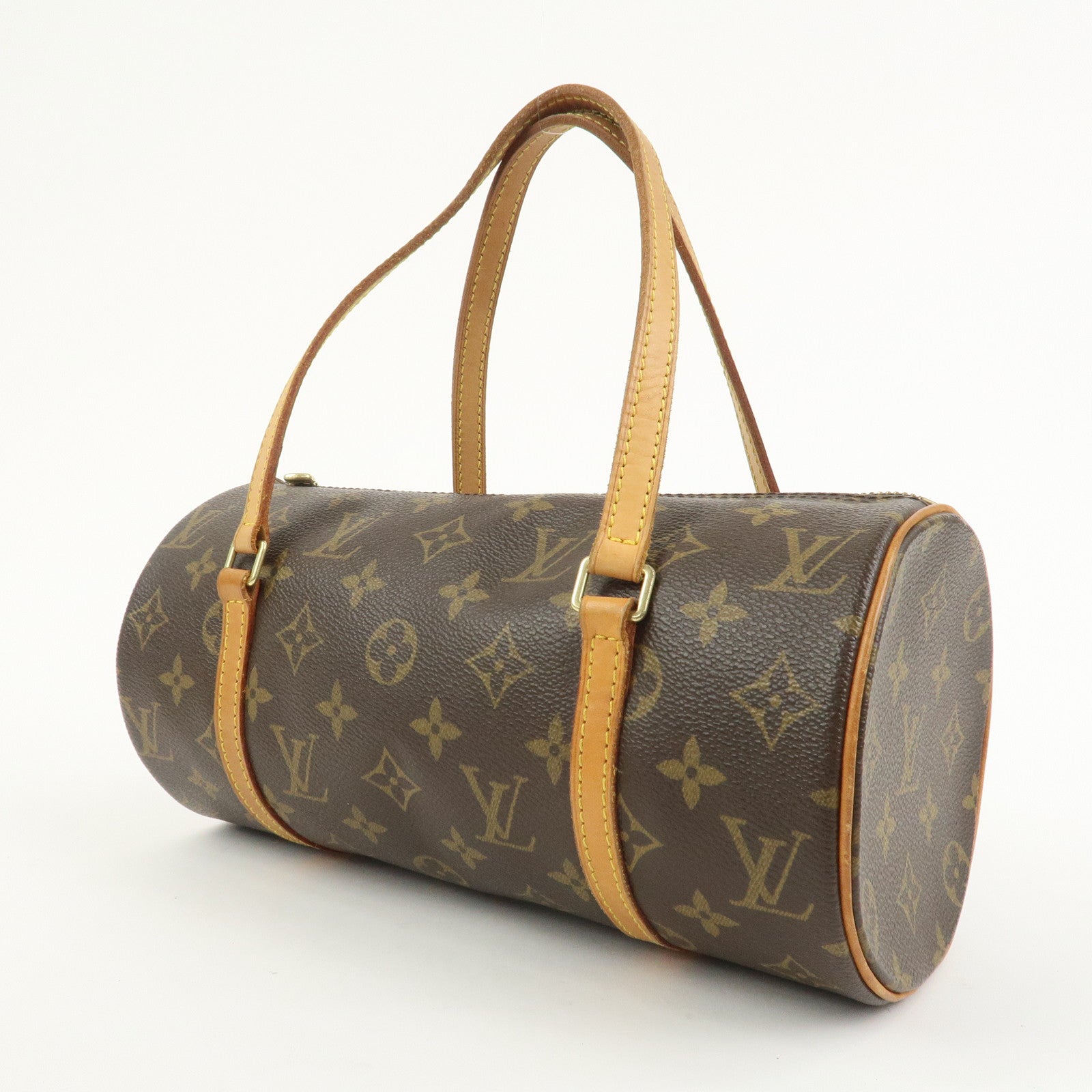 Louis Vuitton Monogram Papillon 26 Hand Bag Brown M51386