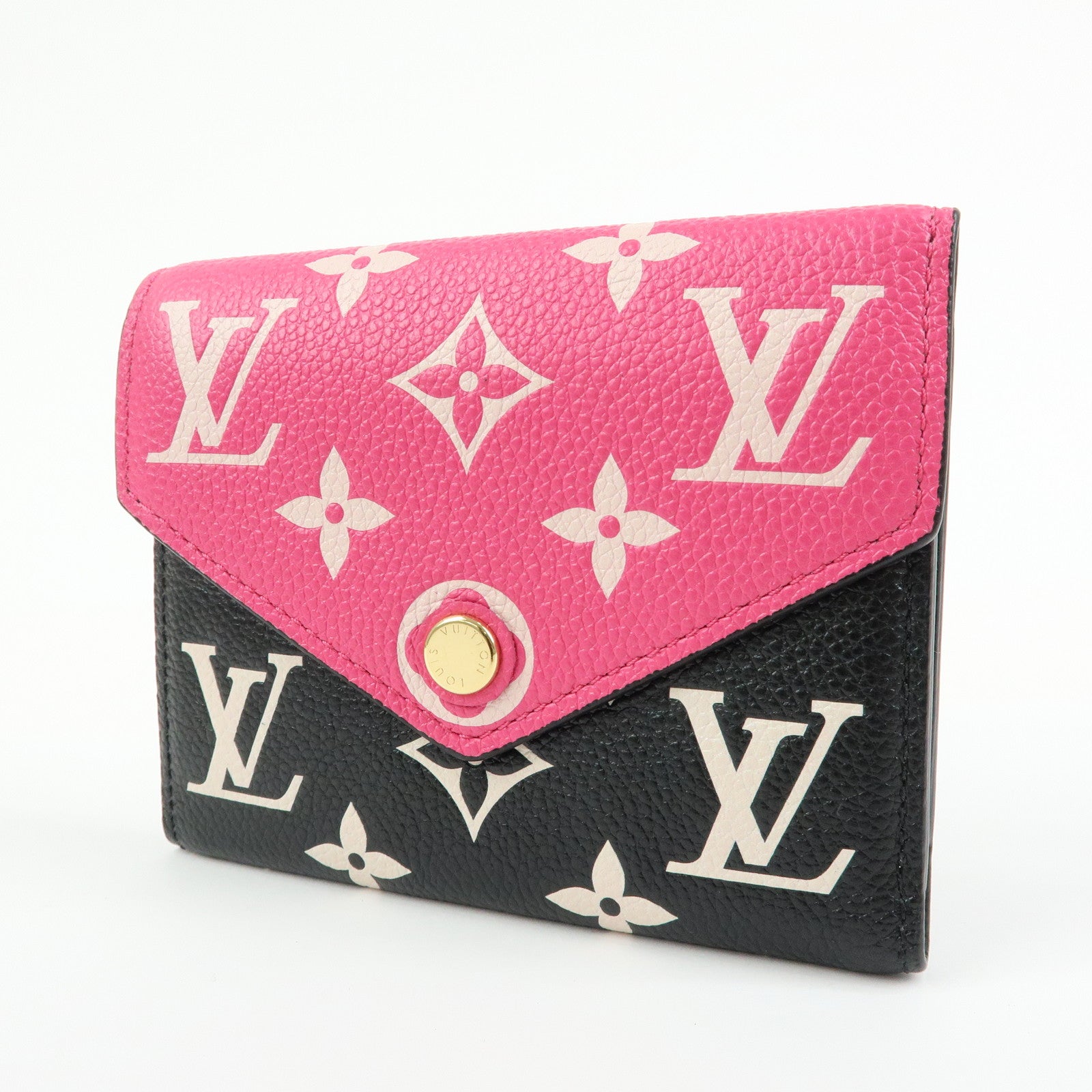 Louis Vuitton Portefeuille Victorine Bi-color Empreinte M81285