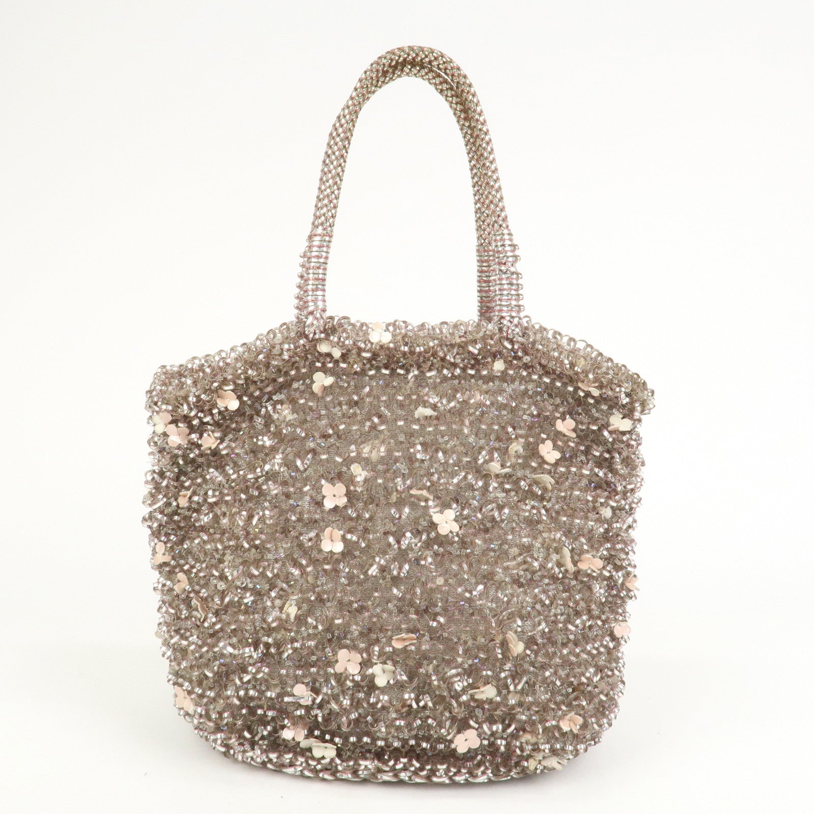 ANTEPRIMA Wire Bag PVC Leather Hand Bag Sweets Motif Clear Pink