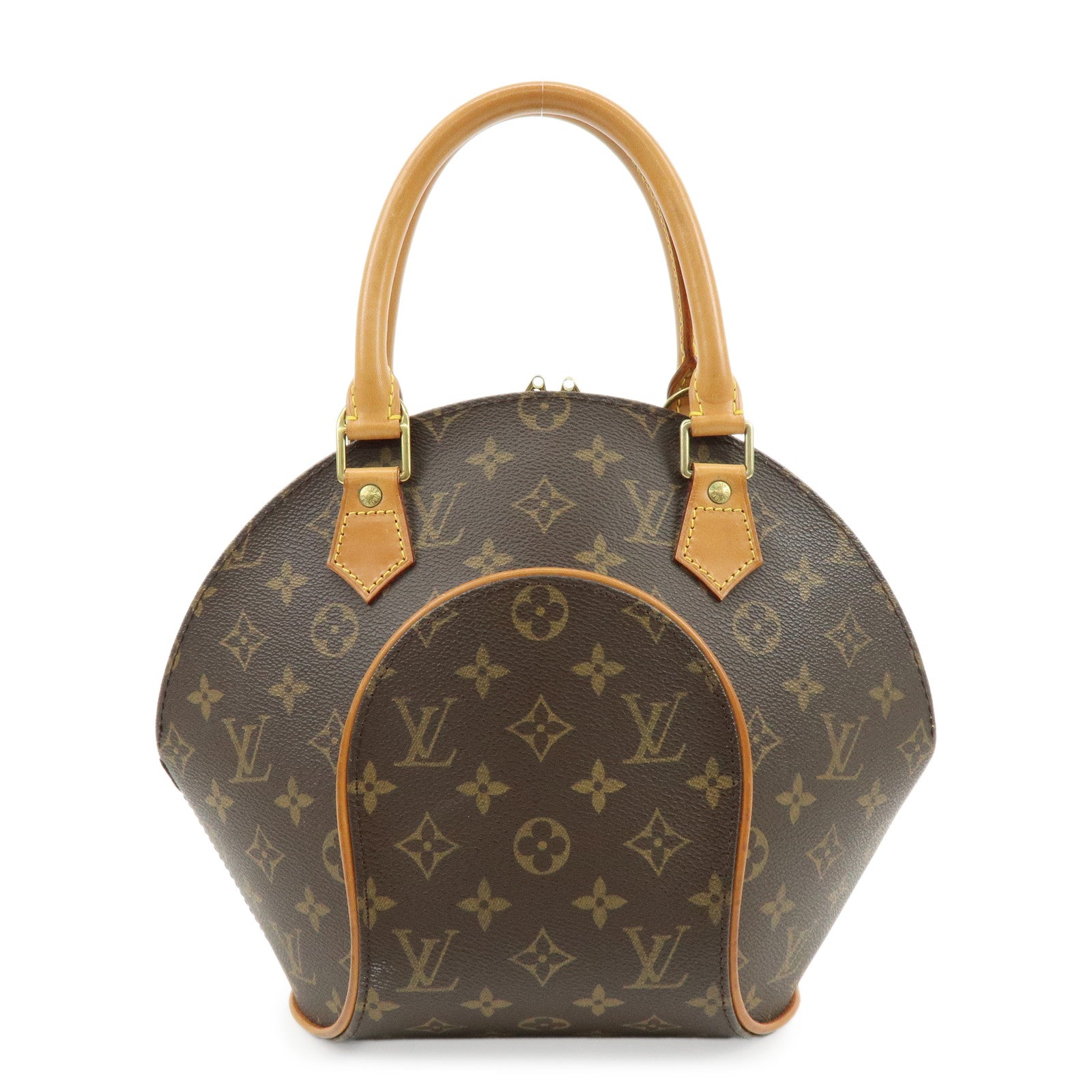 Louis Vuitton Monogram Ellipse PM Hand Bag Brown M51127