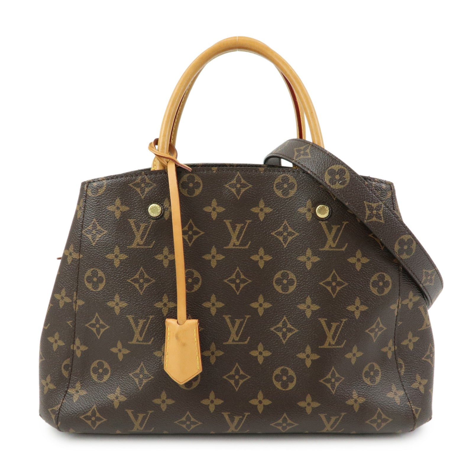 Louis Vuitton Monogram Montaigne MM 2Way Bag Hand Bag M41056