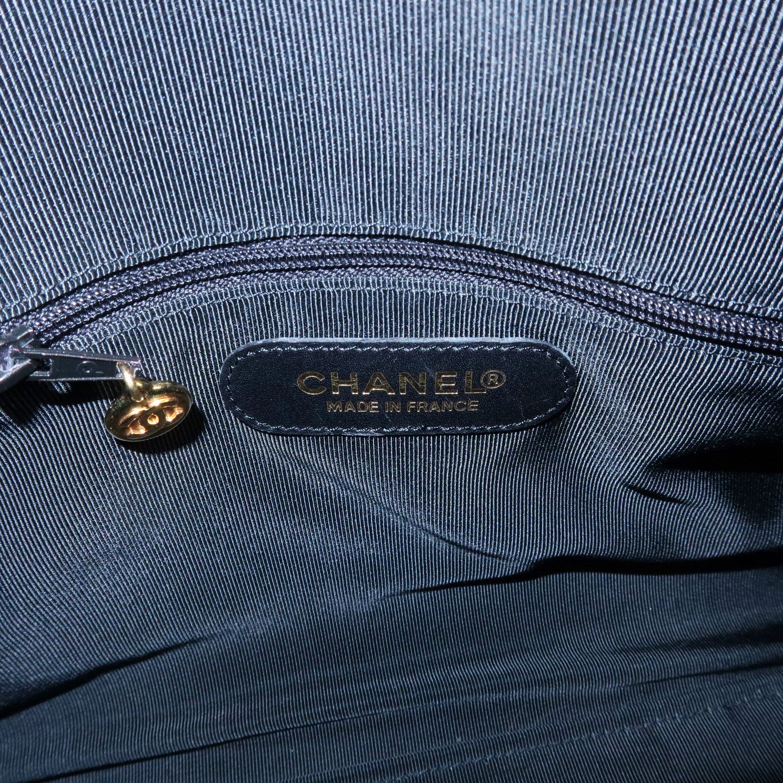 CHANEL COCO Mark Caviarskin 2Way Bag Hand Bag Boston Bag Black
