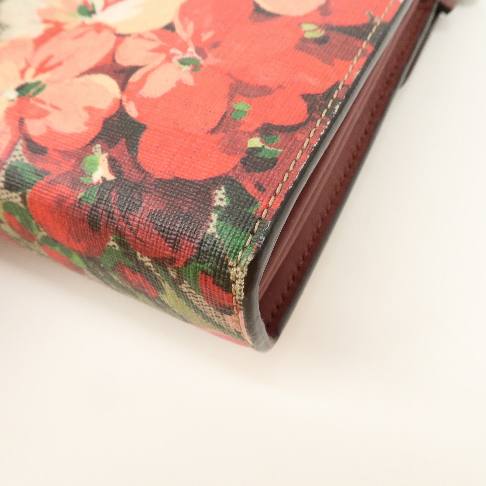 GUCCI Dionysus GG Supreme Chain Shoulder Bag Flower Beige 401231