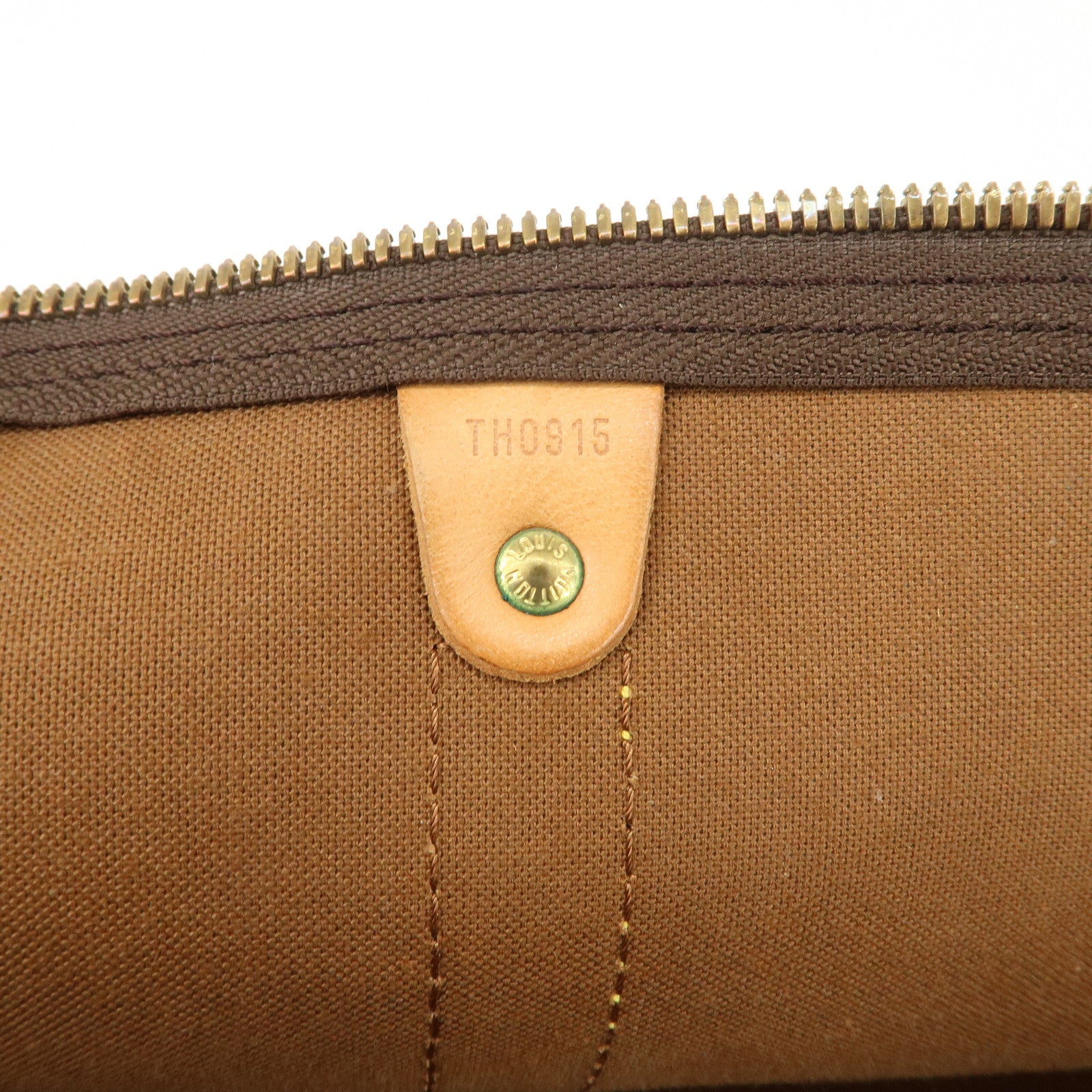 Louis Vuitton Keep All Bandouliere 55 Boston Bag Brown M56714 Used