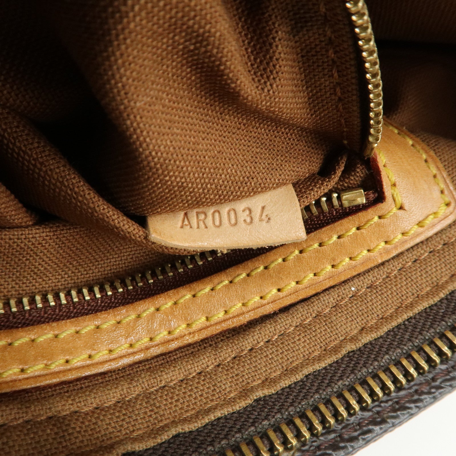 Louis Vuitton Monogram Trotteur Shoulder Bag Brown M51240