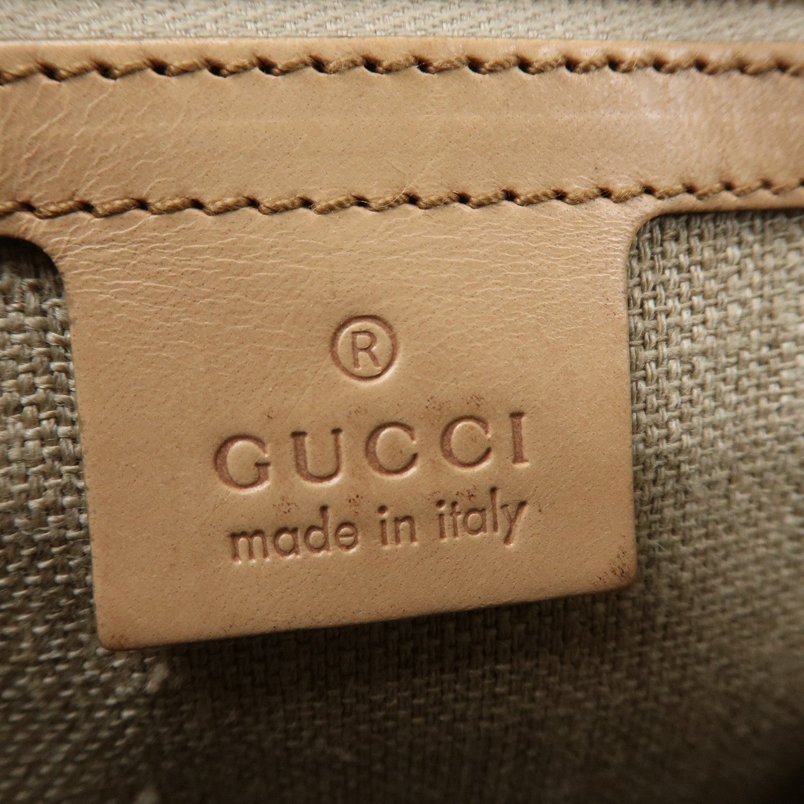 GUCCI New Jackie Flora Canvas Leather Shoulder Bag Multicolor Used