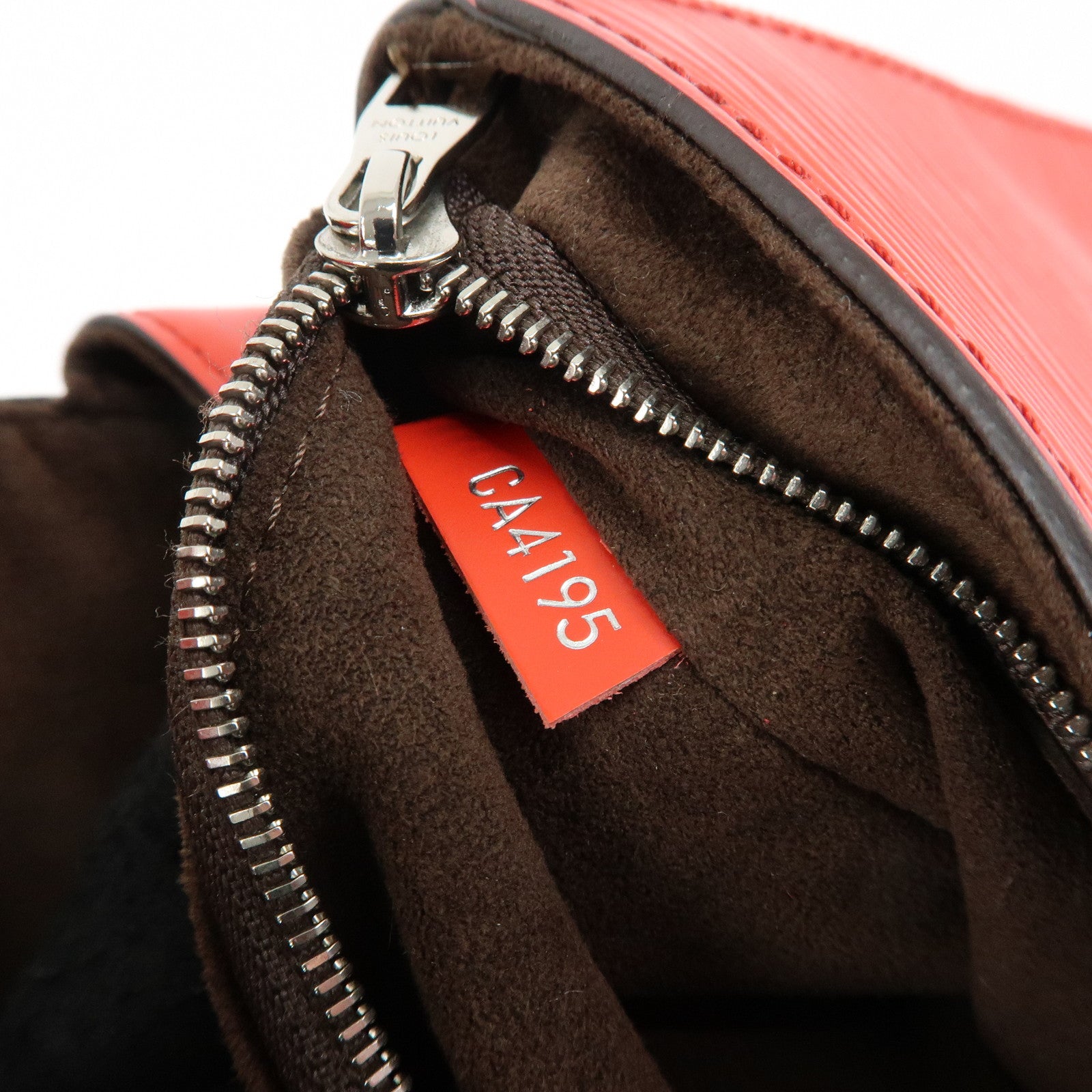 Louis Vuitton Epi Cluny BB Hand Bag Shoulder Bag Coquelicot M41337