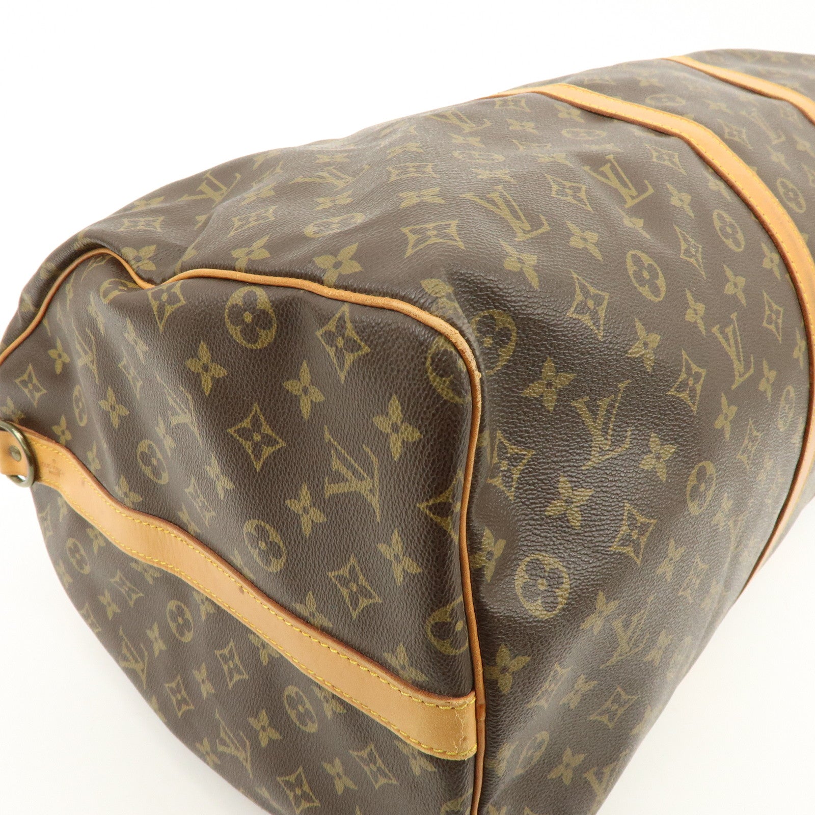 Louis Vuitton Monogram Keep All Bandouliere 60 Boston Bag M41412