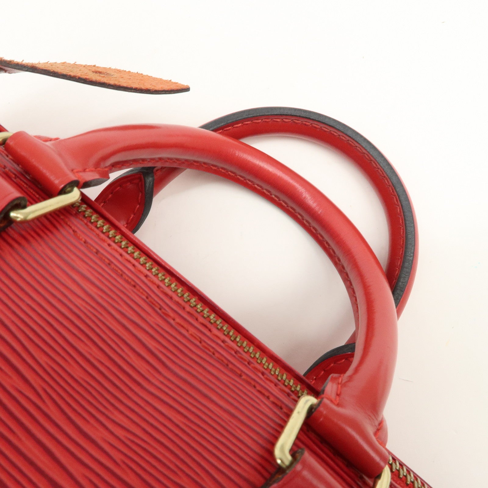 Louis Vuitton Epi Speedy 25 Hand Bag Castilian Red M43017
