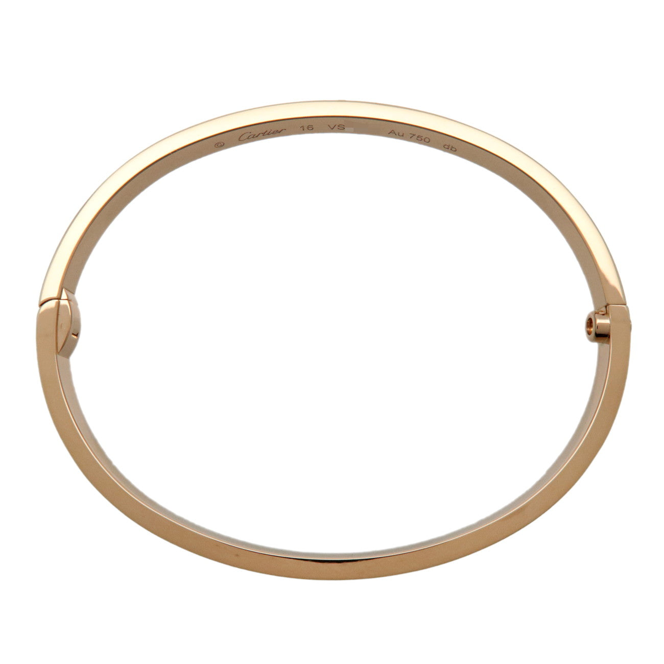 Cartier LOVE Bracelet SM  Bangle #16 K18 750YG Yellow Gold