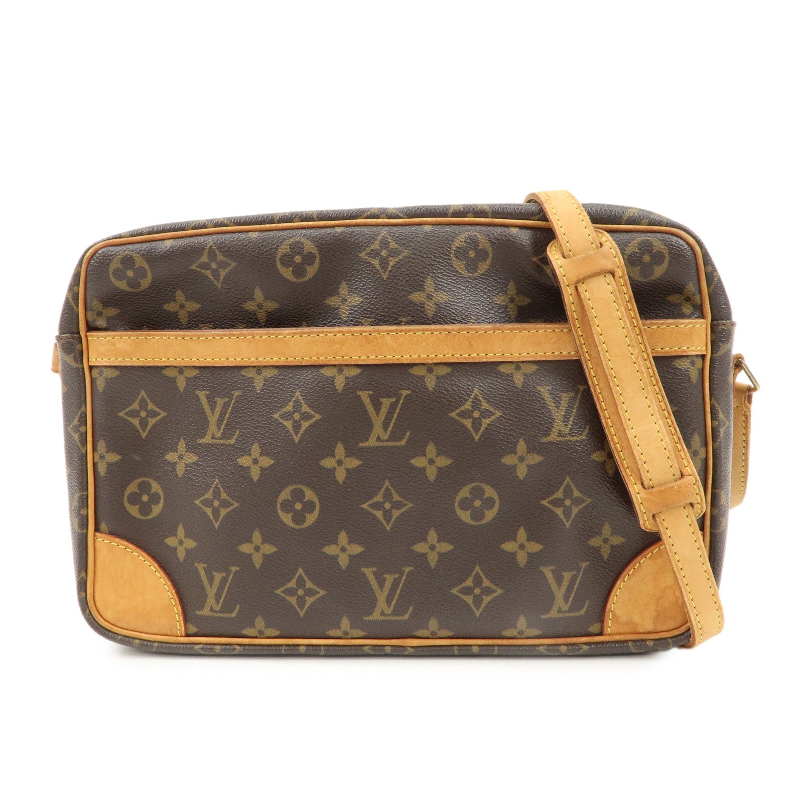Louis Vuitton Monogram Trocadero 27 Shoulder Bag Brown M51274 Used