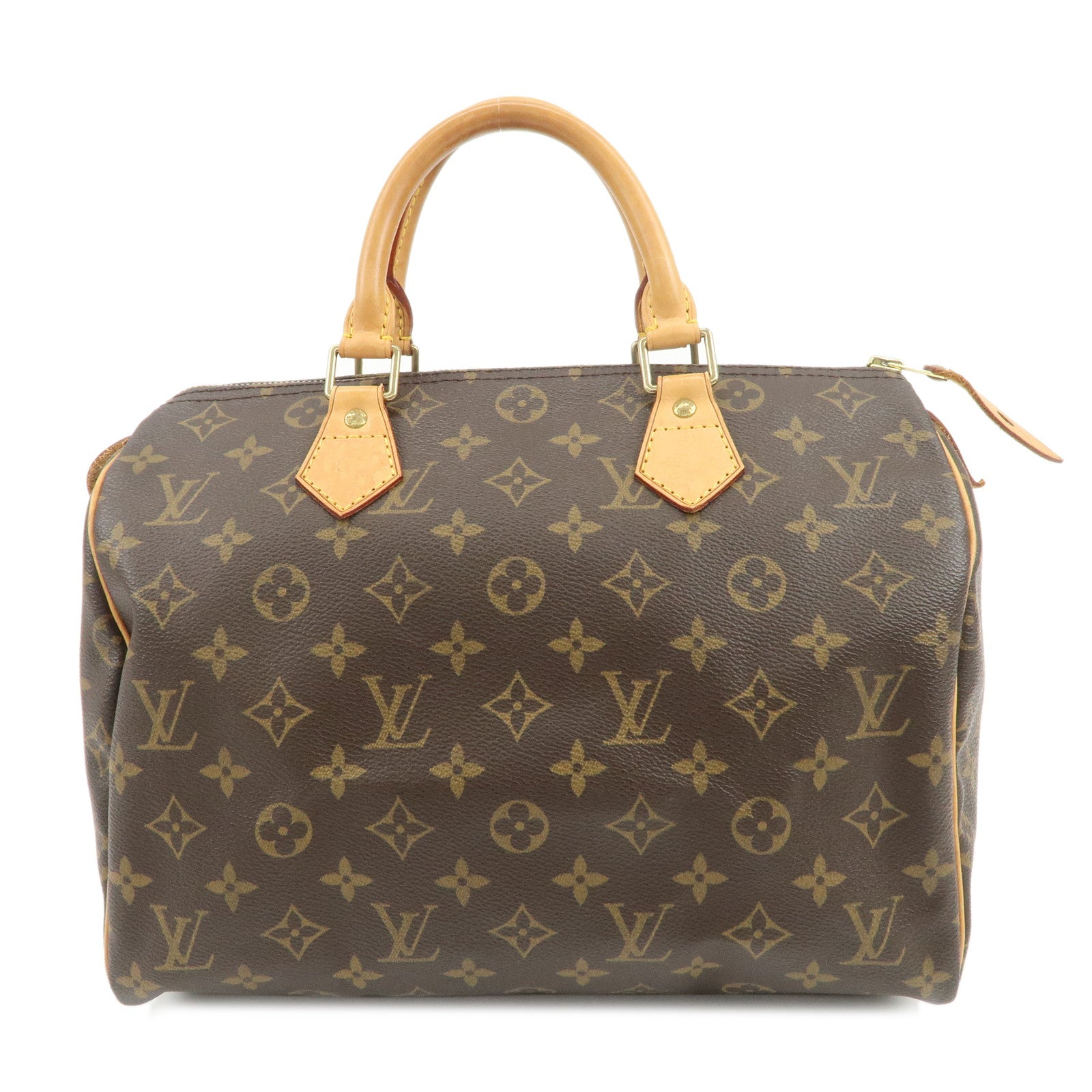 Louis Vuitton Monogram Speedy 30 Boston Bag Hand Bag Brown M41526