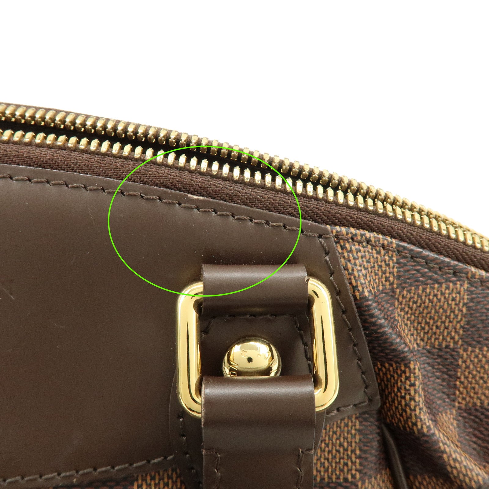 Louis Vuitton Damier Ebene Verona PM Hand Bag Brown