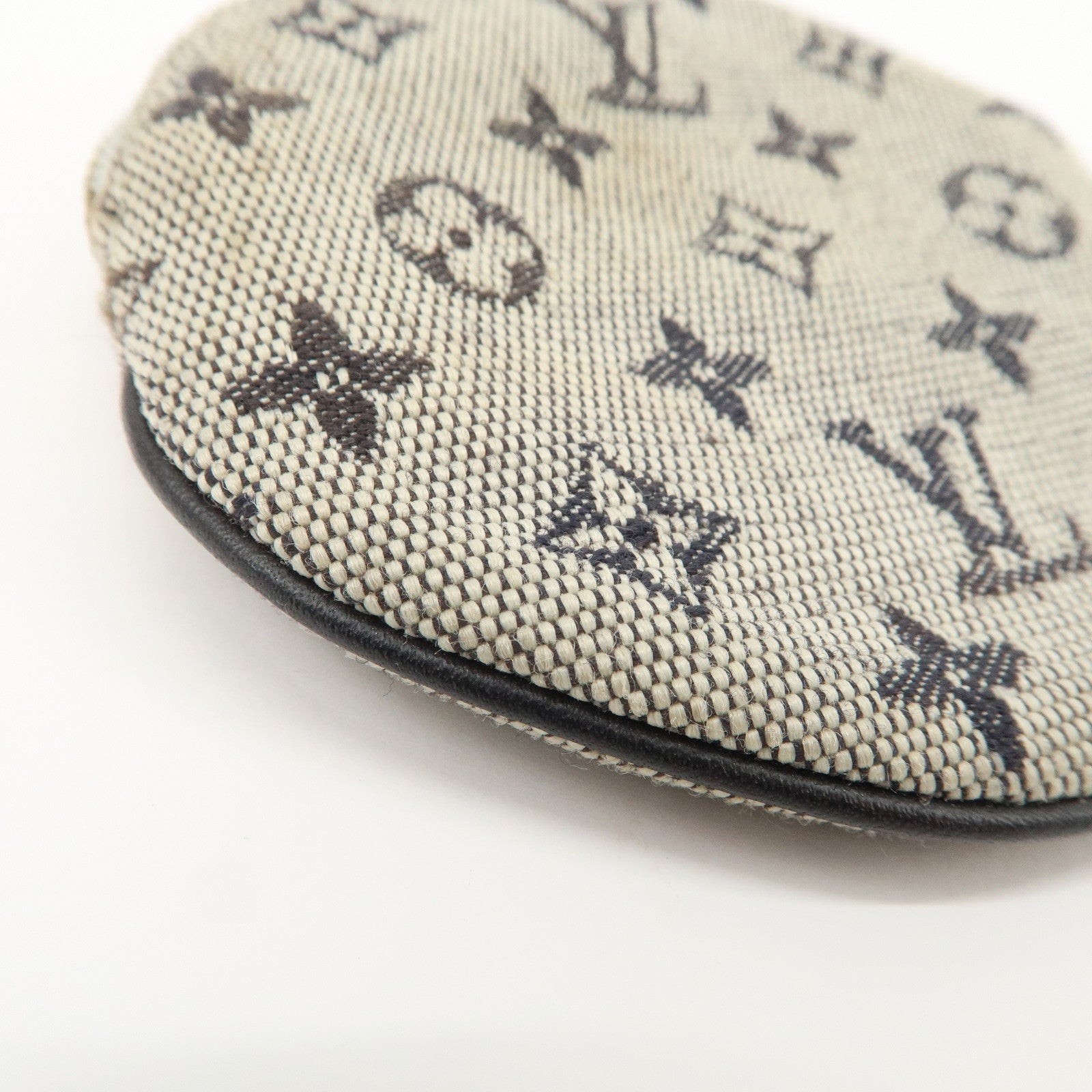 Louis Vuitton Monogram Mini Porte Monnaie Coin Case Blue M92640