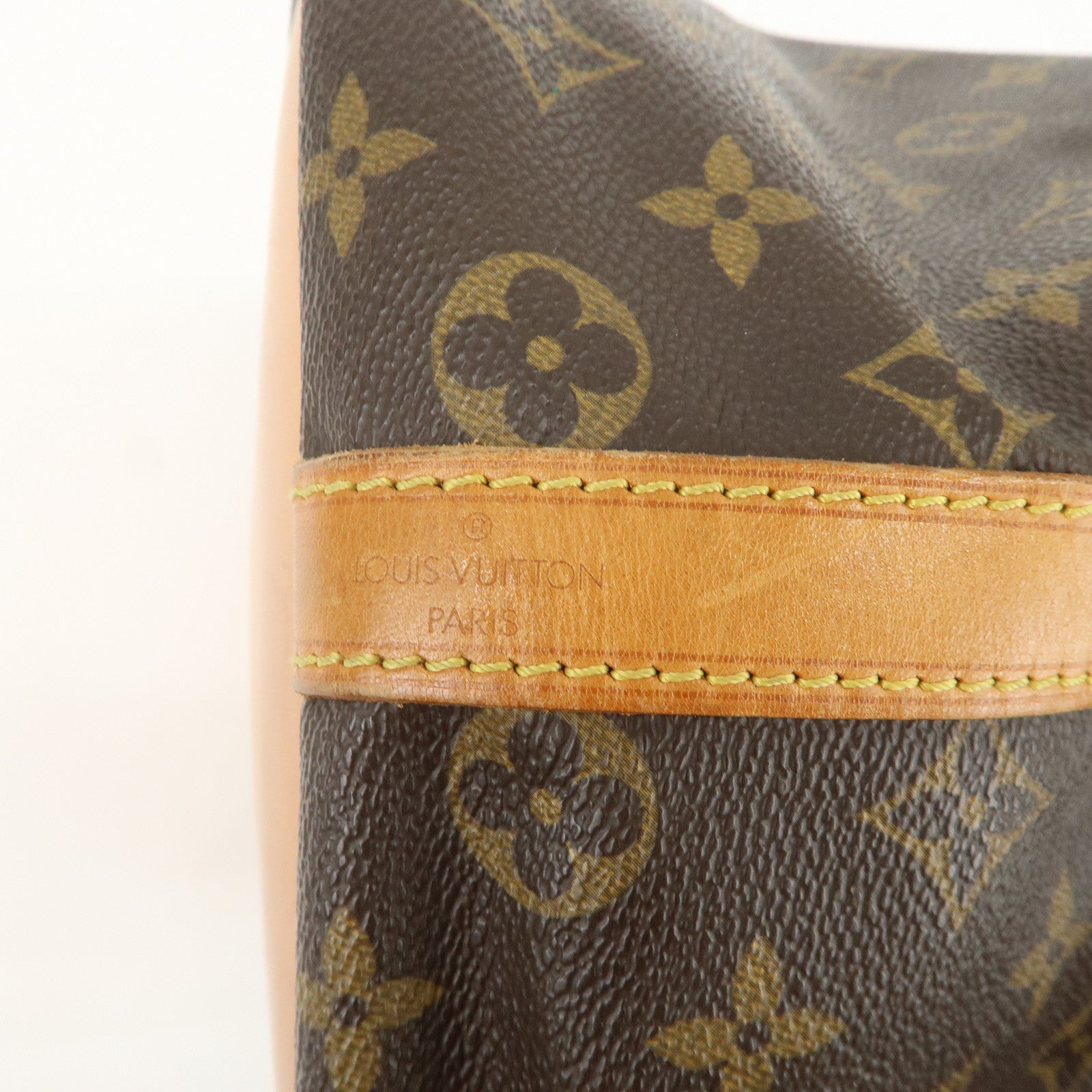 Louis Vuitton Monogram Canvas Petit Noe Shoulder Bag Brown M42226