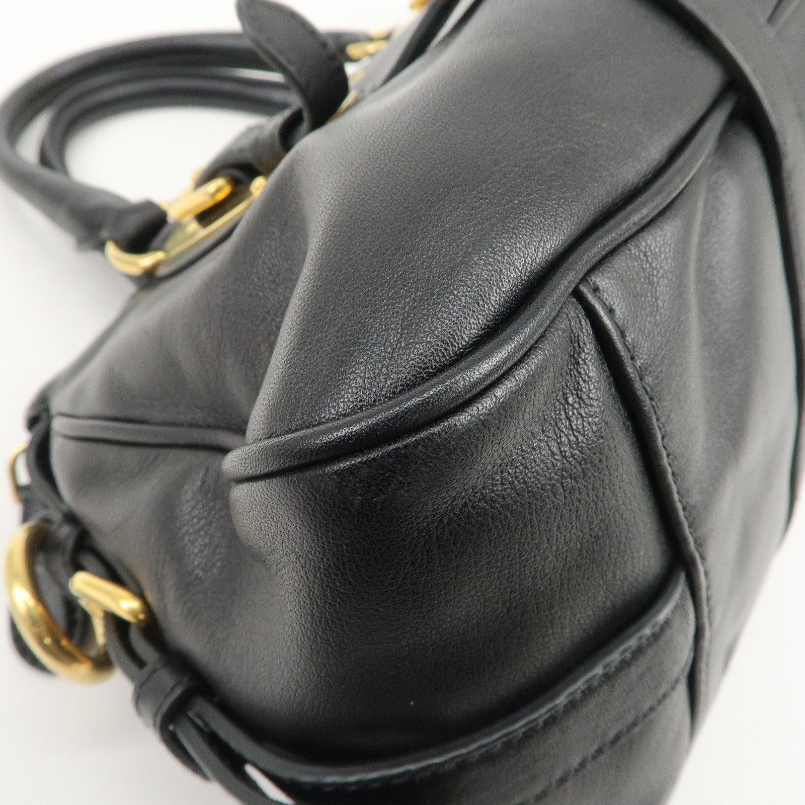 PRADA Logo 2Way Bag Hand Bag Shoulder Bag