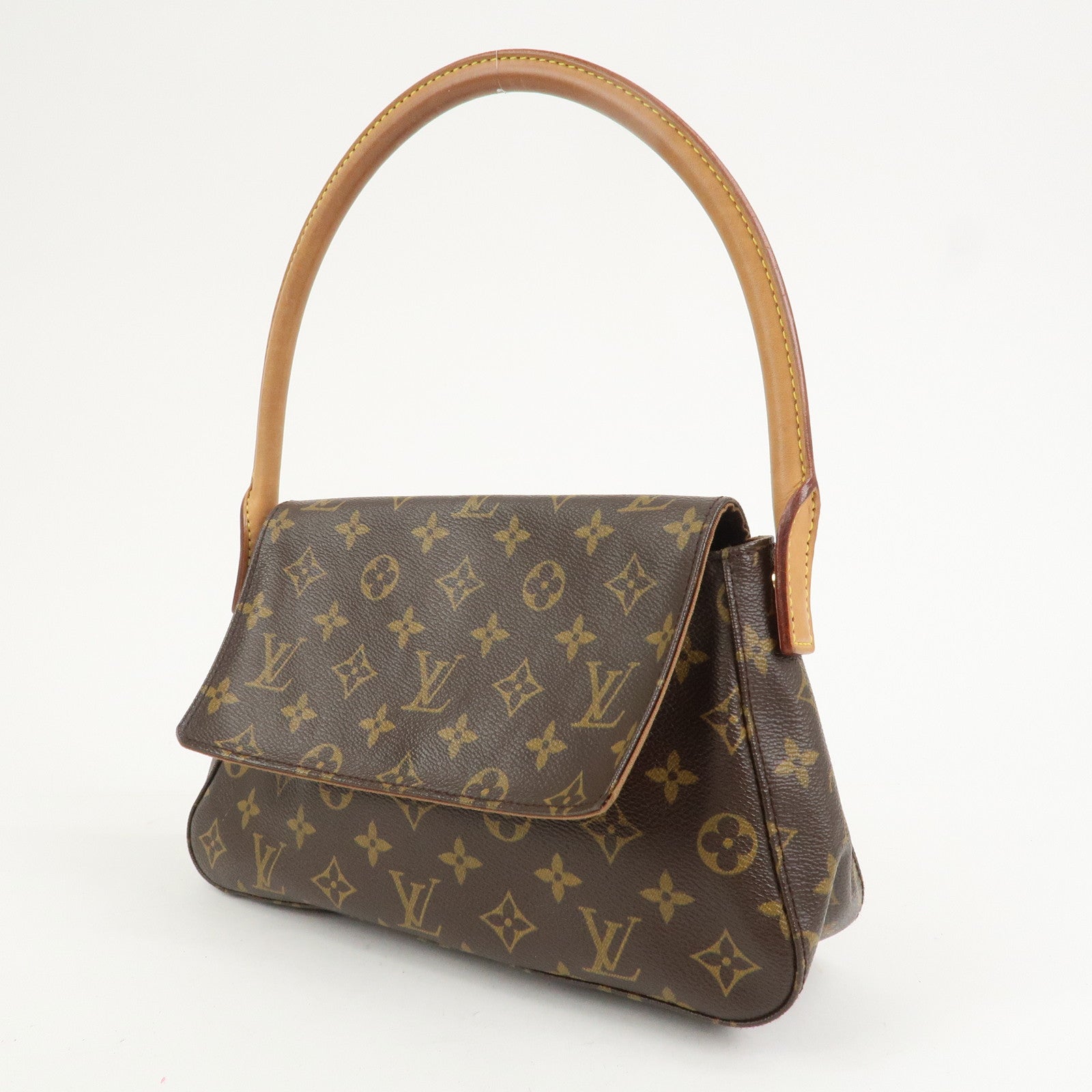 Louis Vuitton Monogram Mini Looping Shoulder Bag Brown M51147