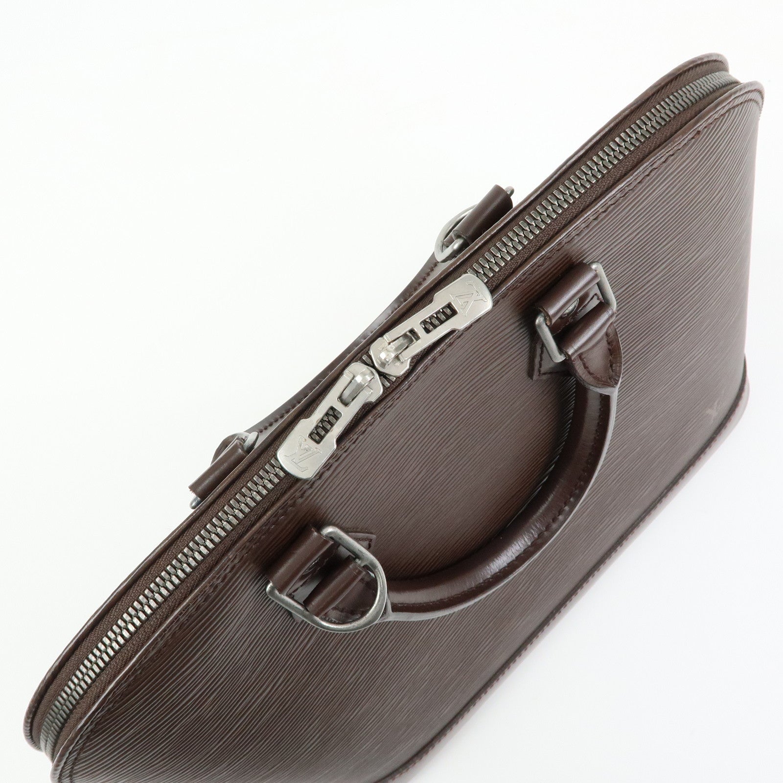 Louis Vuitton Epi Leather Alma Hand Bag Mocha M5214D