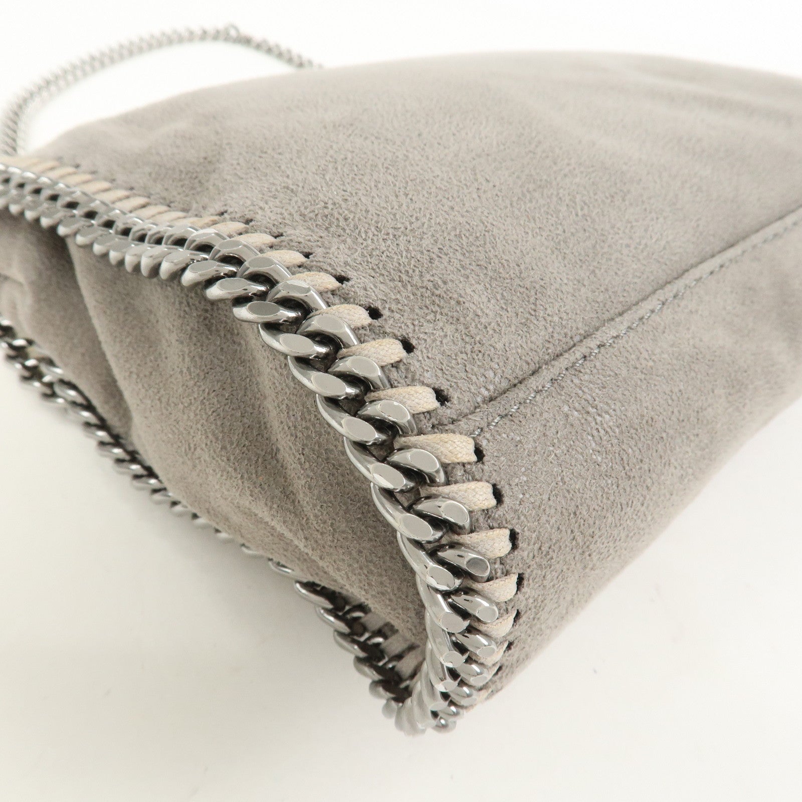 STELLA MCCARTNEY Falabella Mini Shoulder Bag Grey
