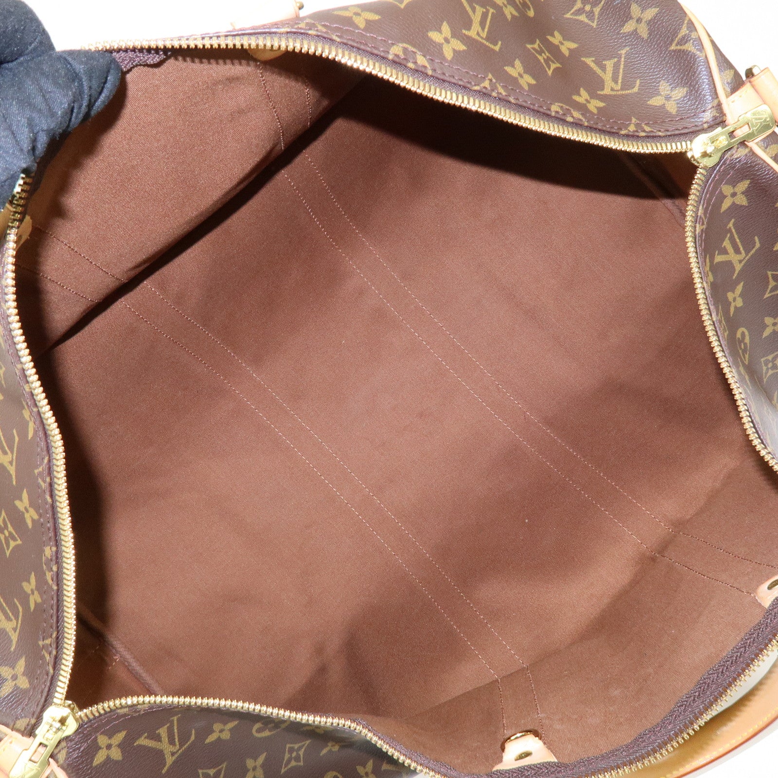 Louis Vuitton Monogram Keep All Bandouliere 55 Boston Bag M41414