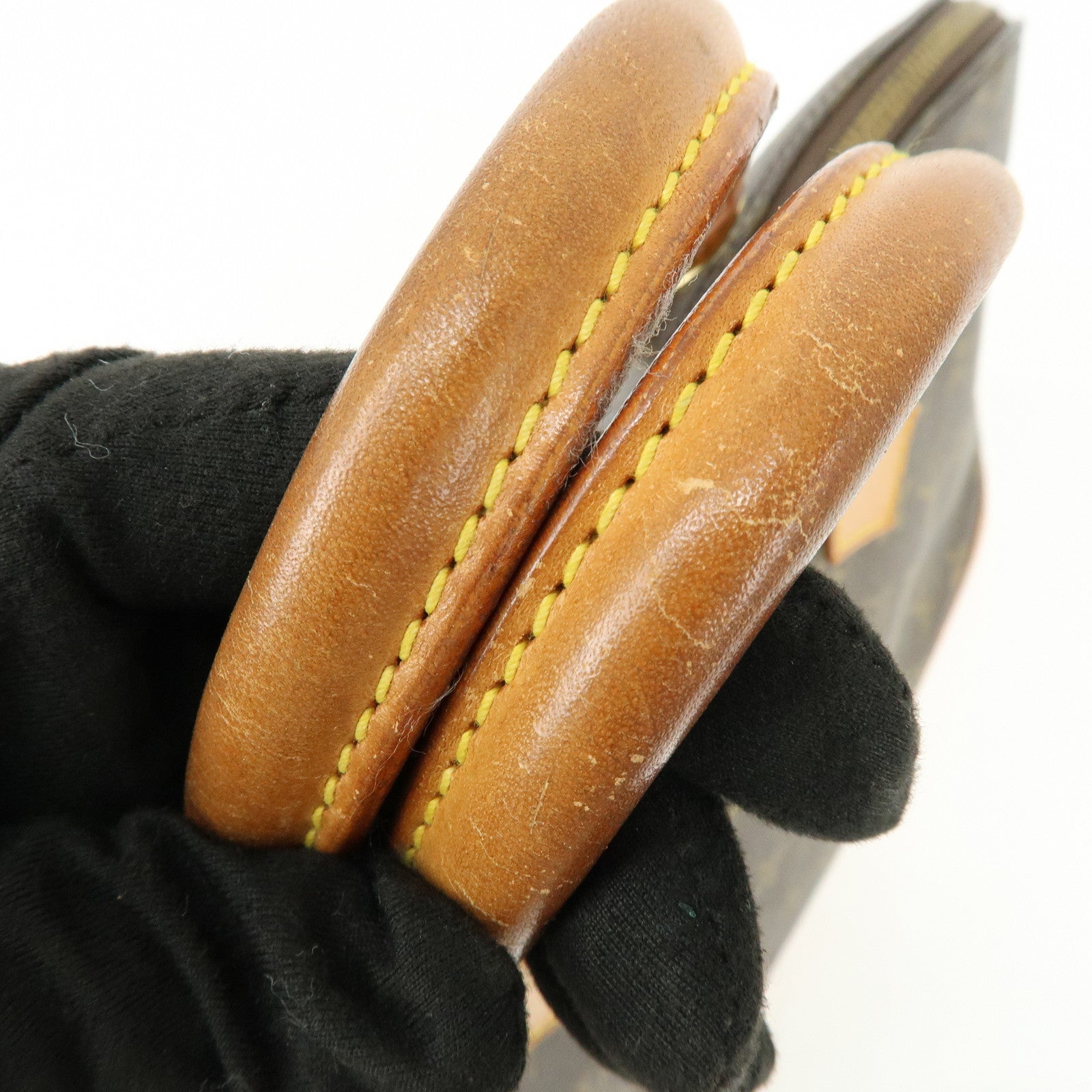 Louis Vuitton Monogram Alma Hand Bag Brown M51130