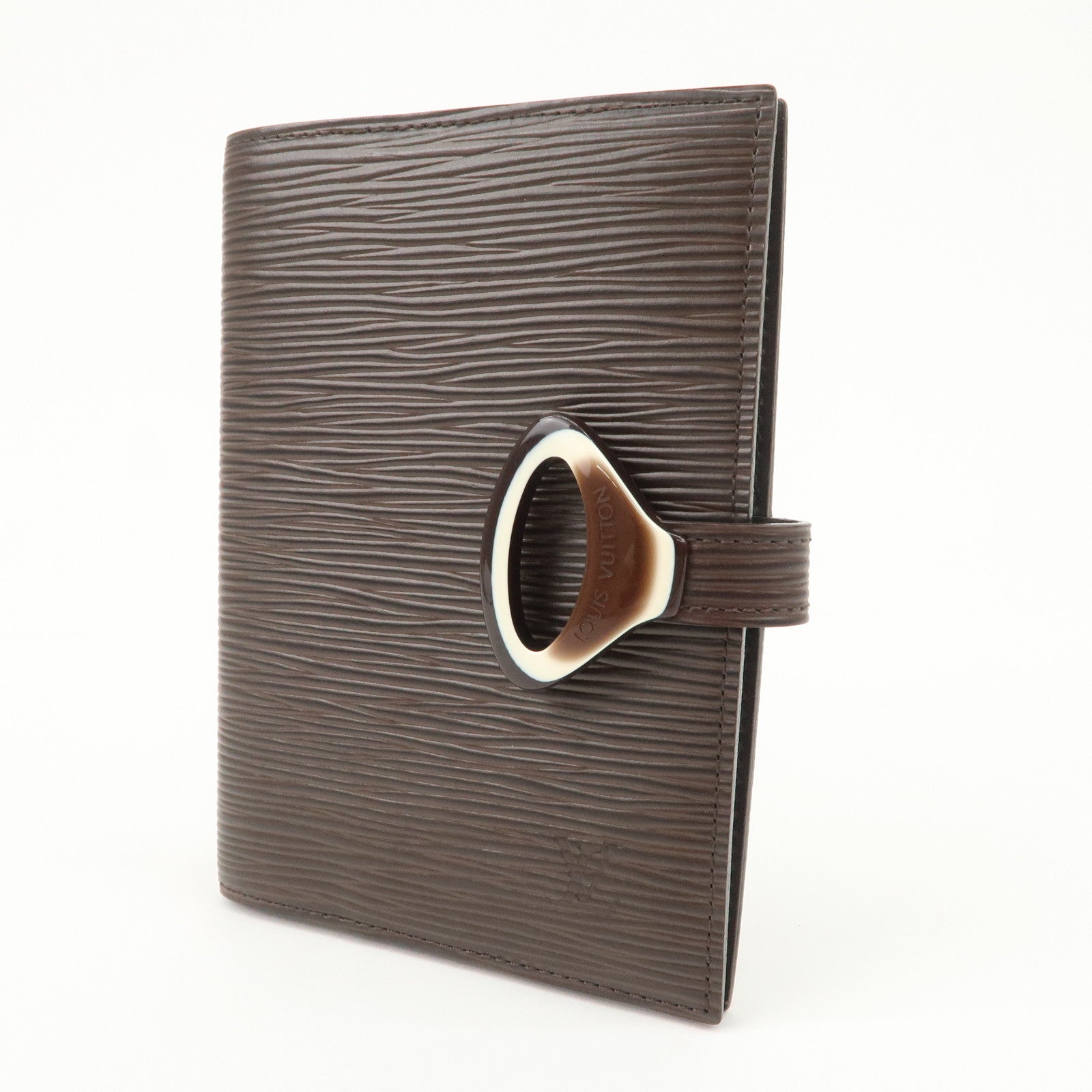 Louis Vuitton Epi Agenda PM Planner Cover Mocha R2009B