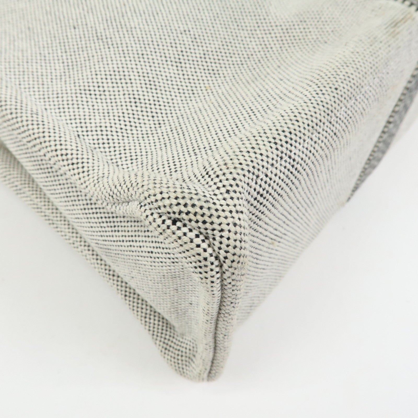 HERMES New Fourre Tout Canvas Tote Bag Hand Bag Gray