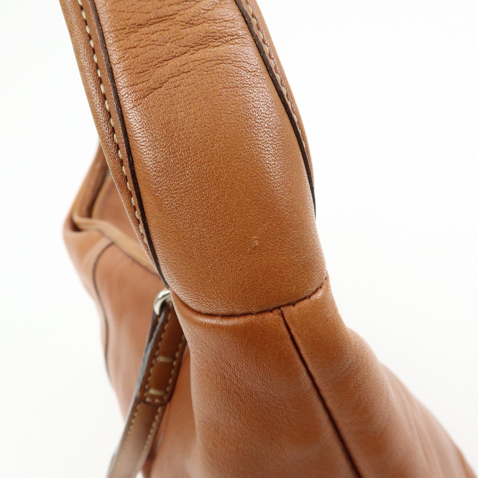 COACH Ergo Leather Shoulder Bag Hand Bag Camel