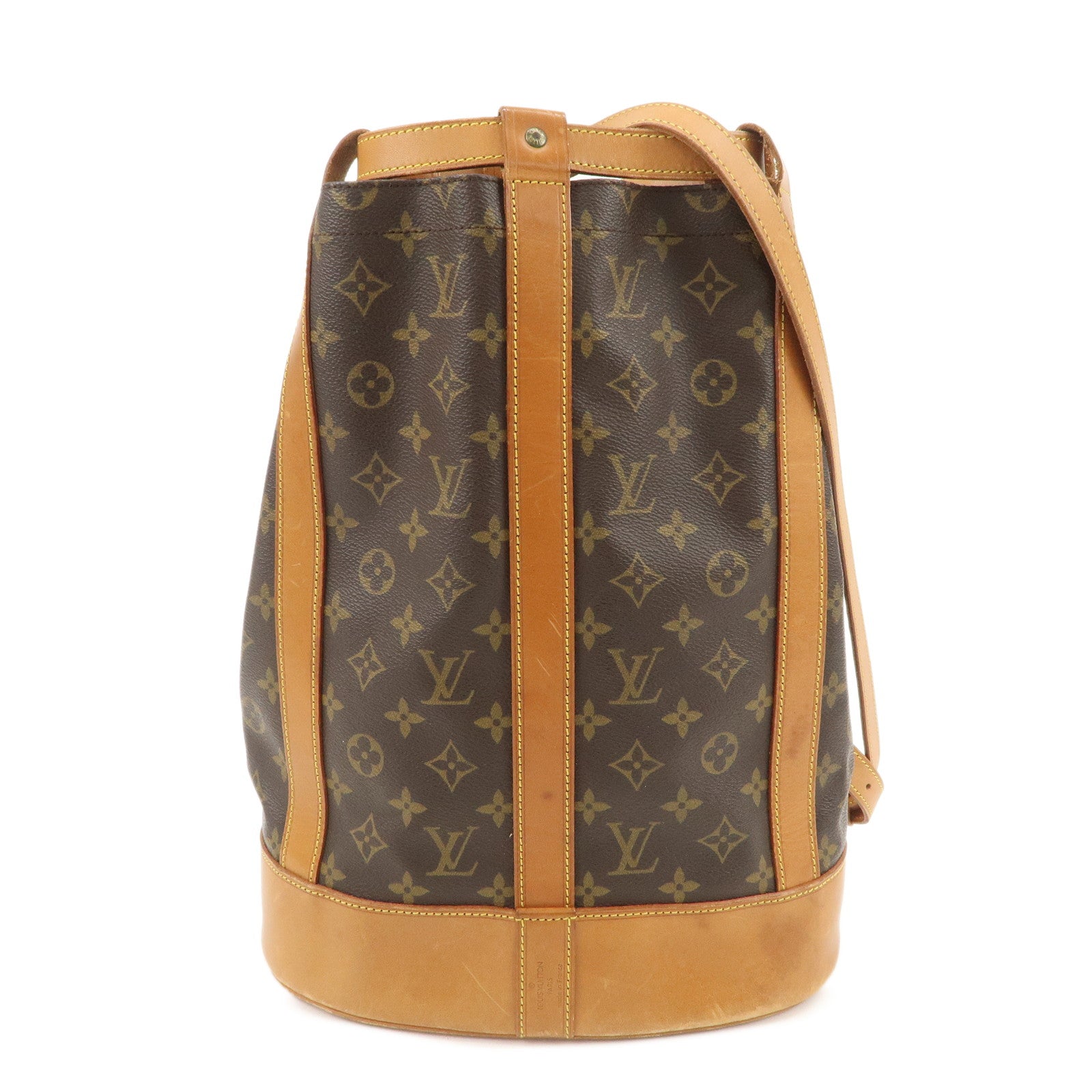 Louis Vuitton Monogram Randonnee PM Shoulder Bag Brown M42243
