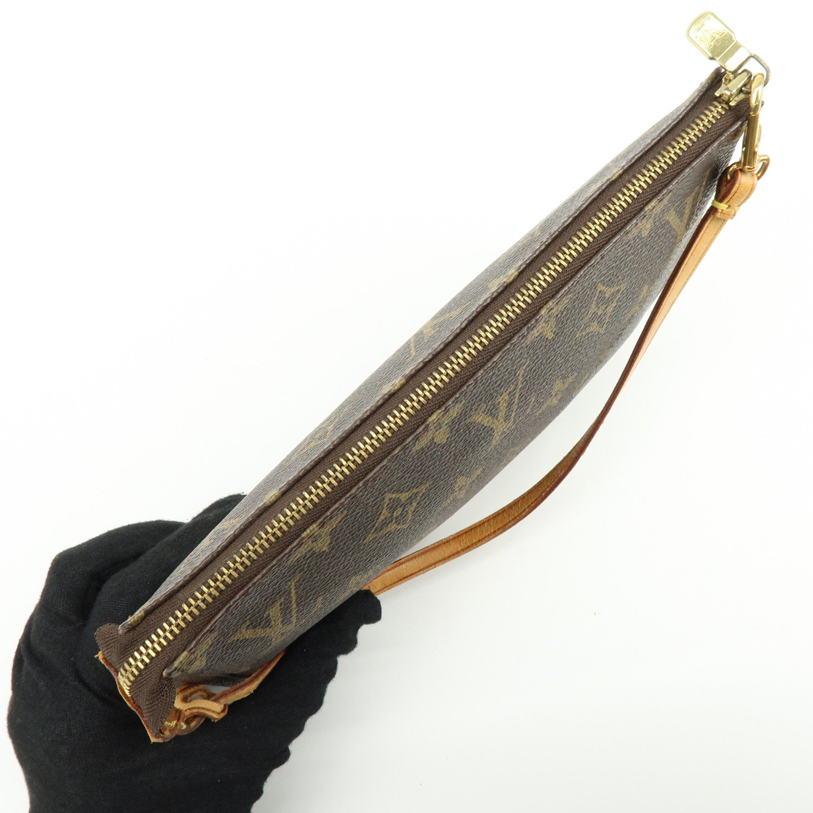 Louis Vuitton Monogram Pochette Accessoires Pouch Hand Bag M51980