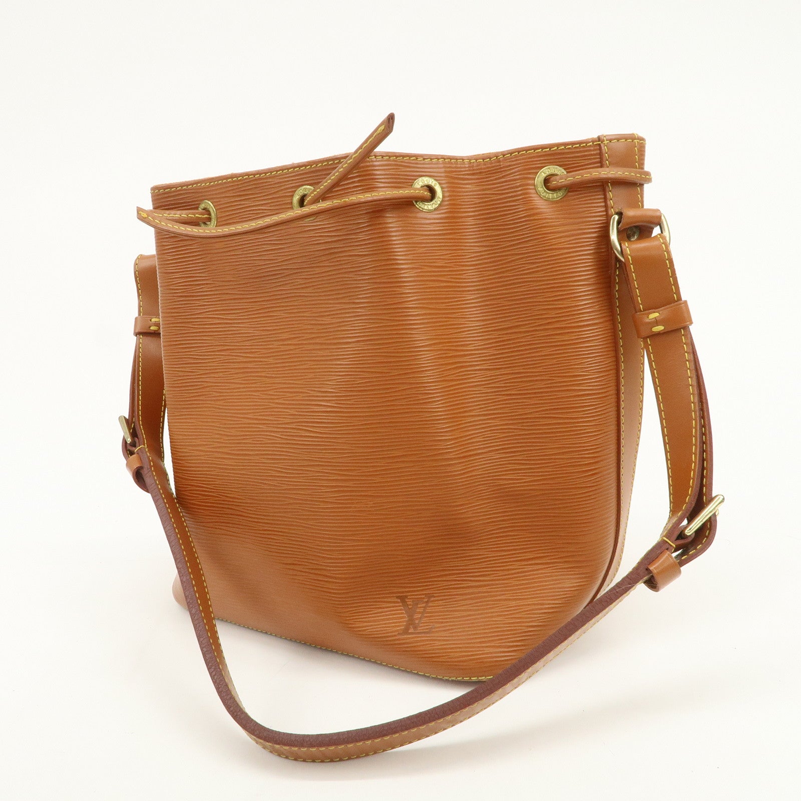 Louis Vuitton Epi Leather Petit Noe Shoulder Bag Zipang Gold M44108