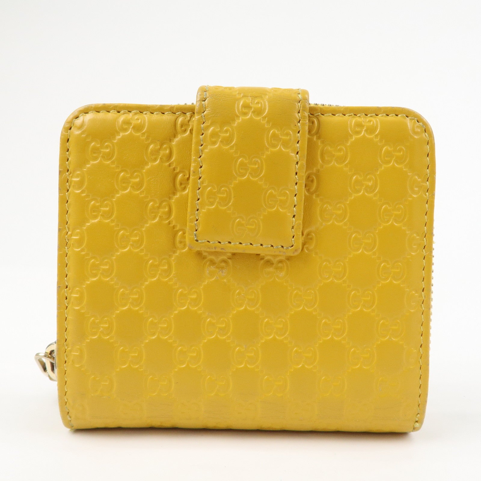 GUCCI Micro Guccissima Signature Bi-Fold Compact Wallet 449395
