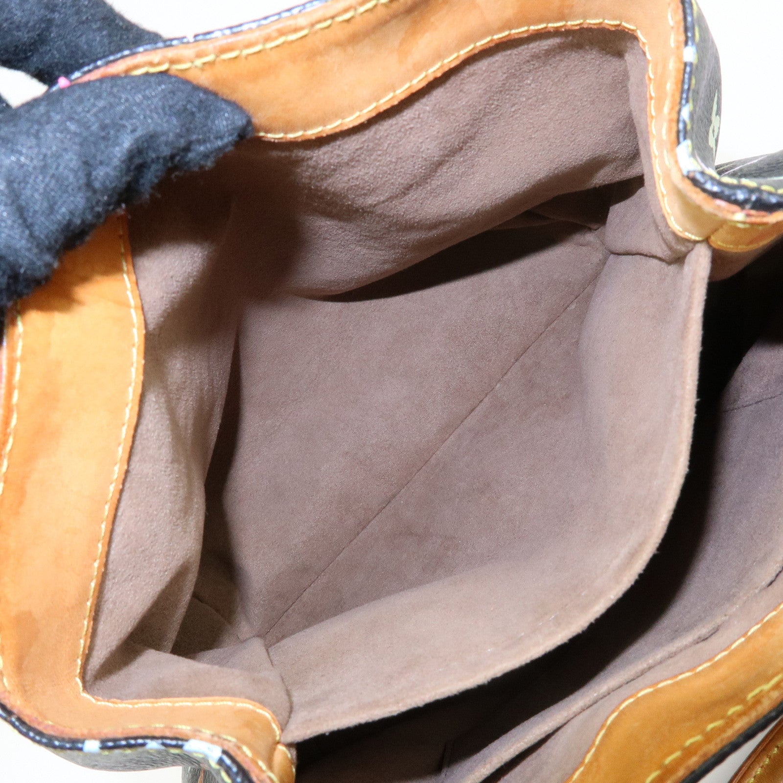 Louis Vuitton Monogram Multicolor Audra Hand Bag Noir Black M40048