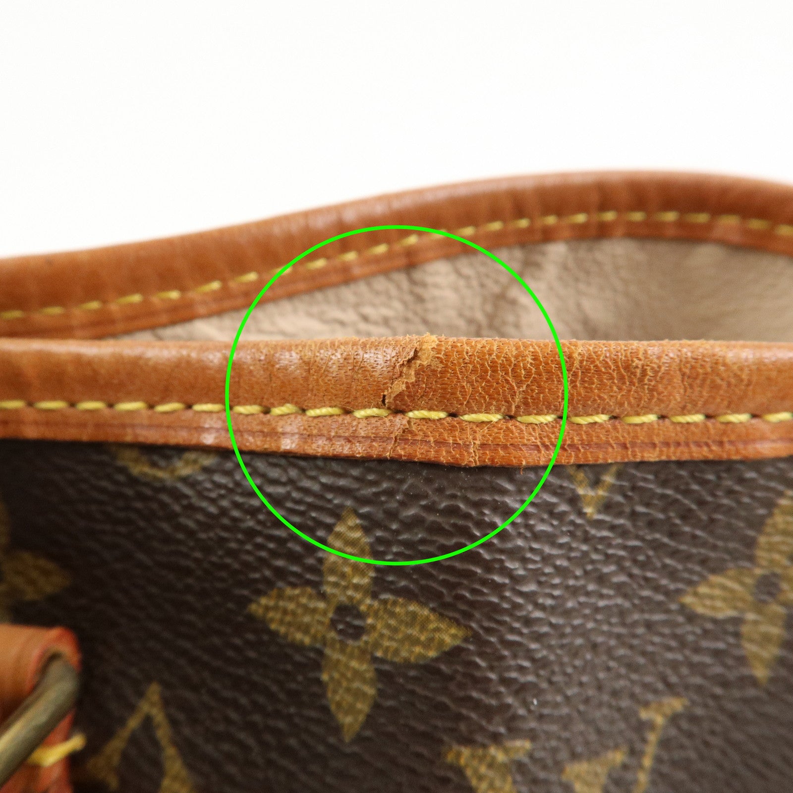 Louis Vuitton Monogram Canvas Bucket PM Hand Bag Brown M42238