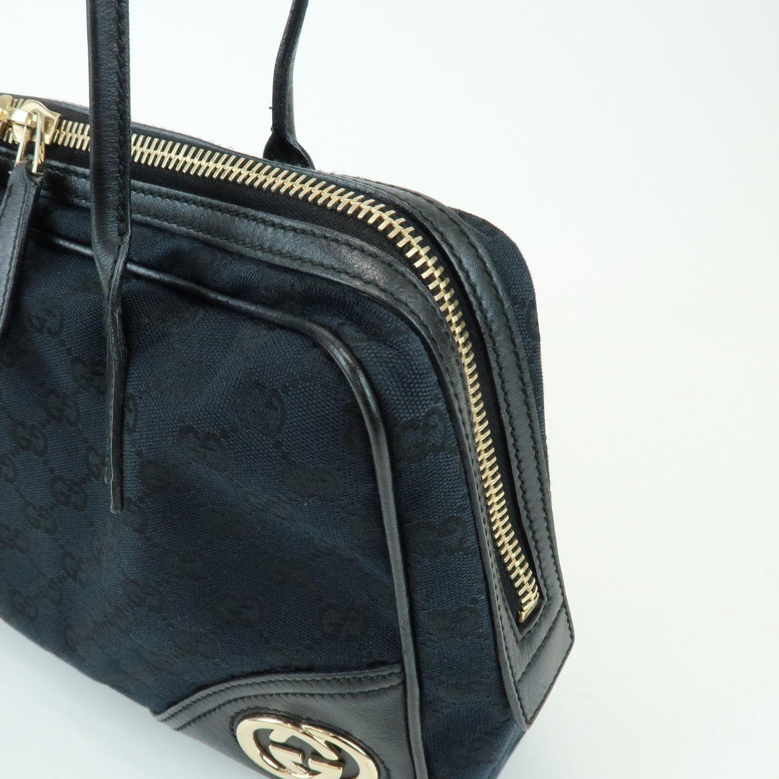 GUCCI New Britt Interlocking G GG Canvas Hand Shoulder Bag 169971