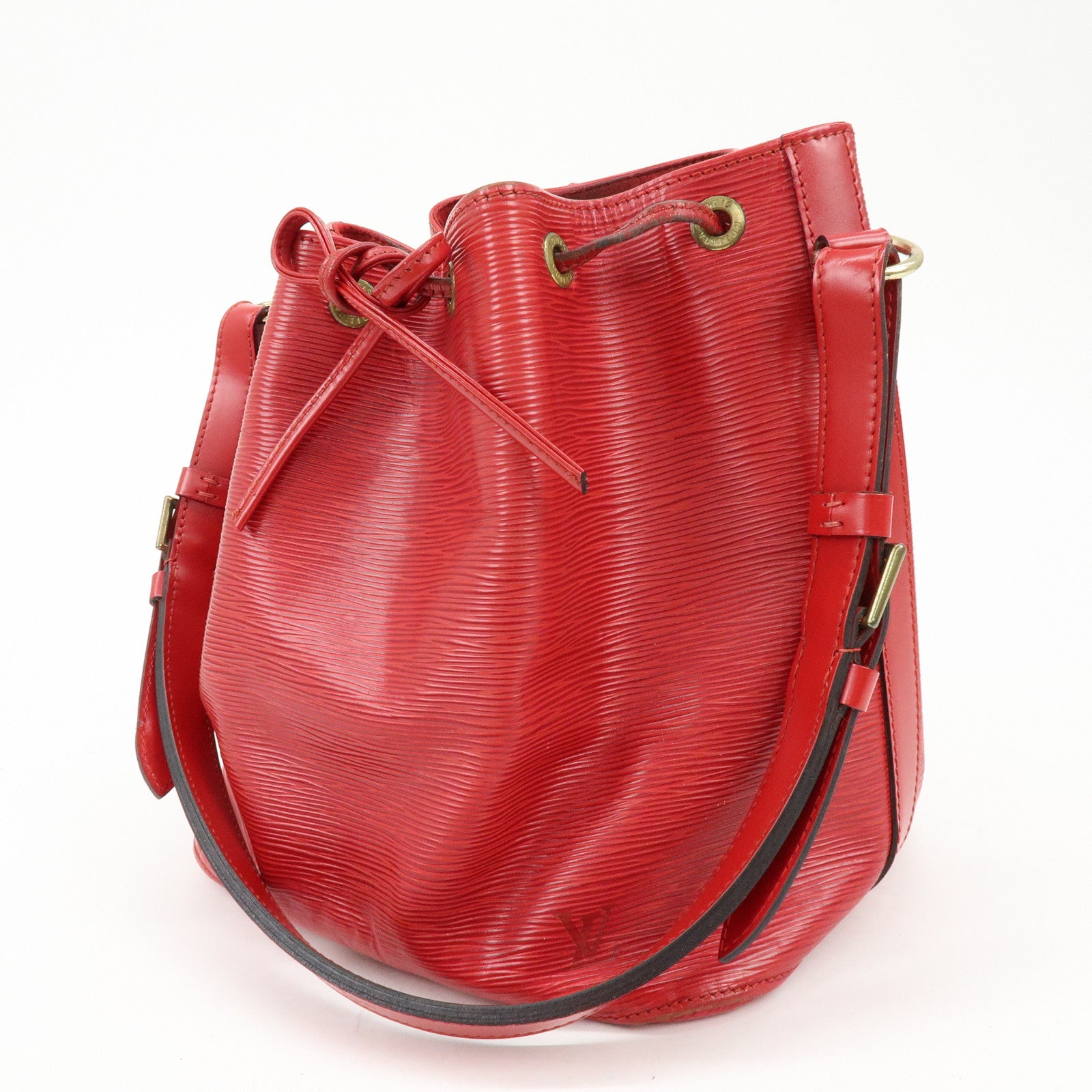 Louis Vuitton Epi Petit Noe Shoulder Bag Castilian Red M44107