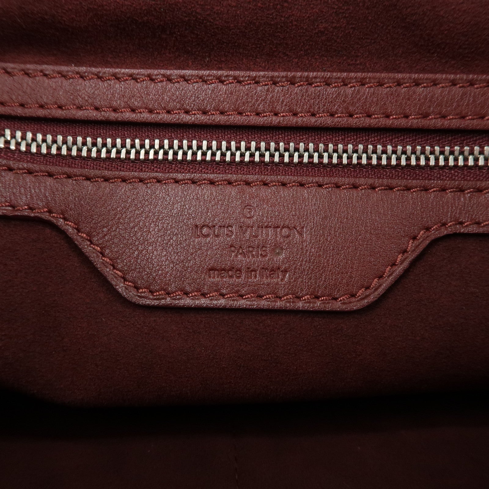 Louis Vuitton Monogram Antheia Ixia MM Lamb Skin 2Way Bag Red M97062